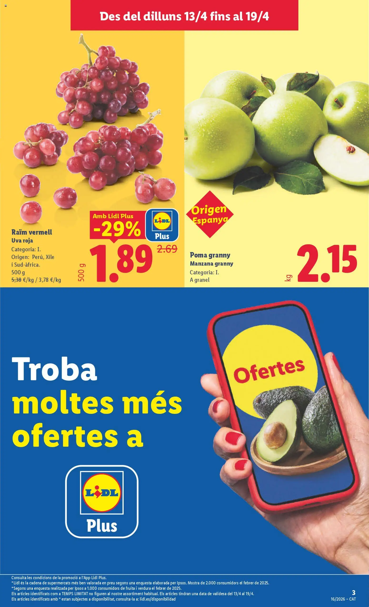 Lidl folleto │ válido desde el 13.04.2026 | Página: 3 | Productos: Manzana, Apple