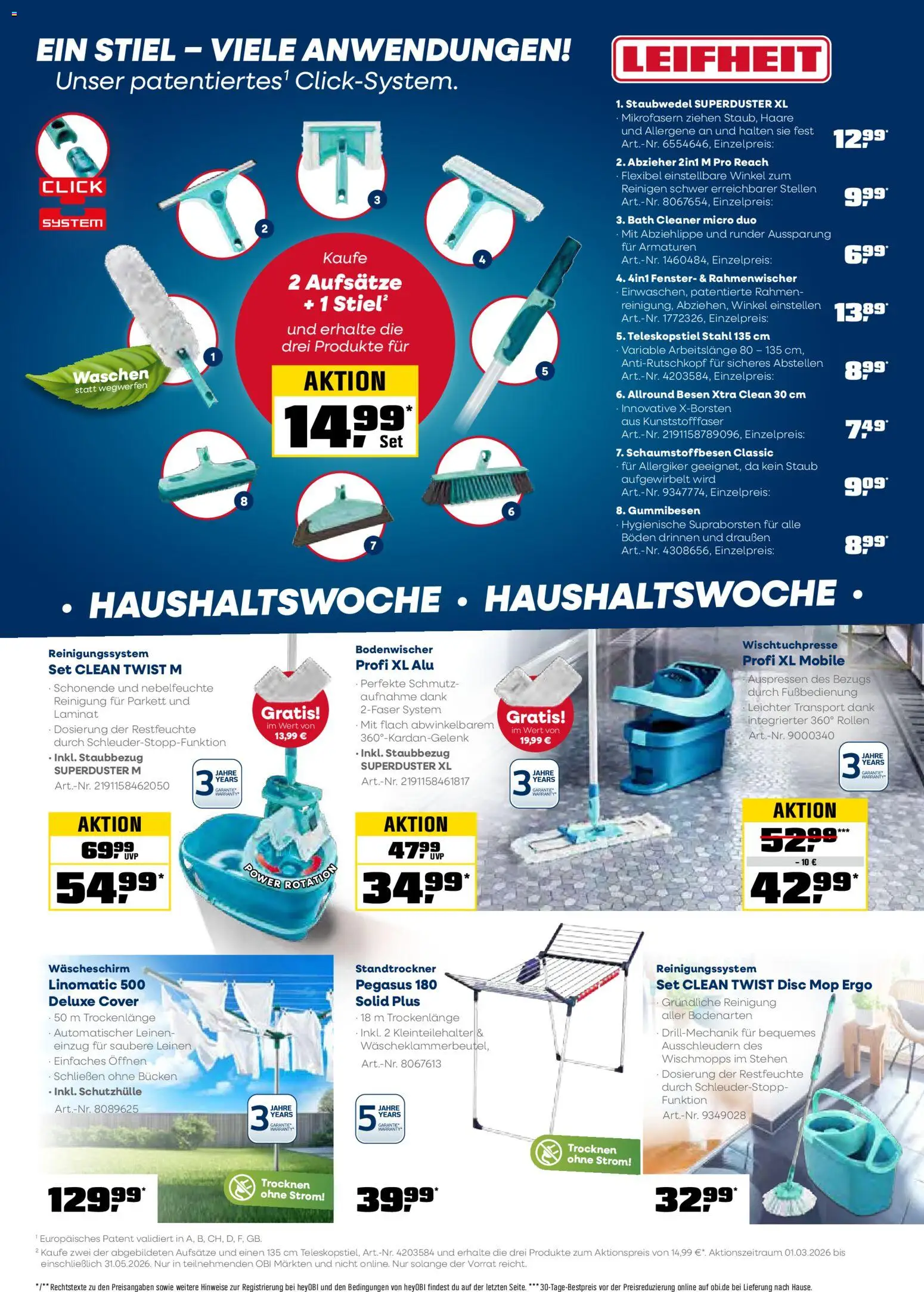 Obi Prospekt 	 – gültig ab 01.03.2026 | Seite: 20