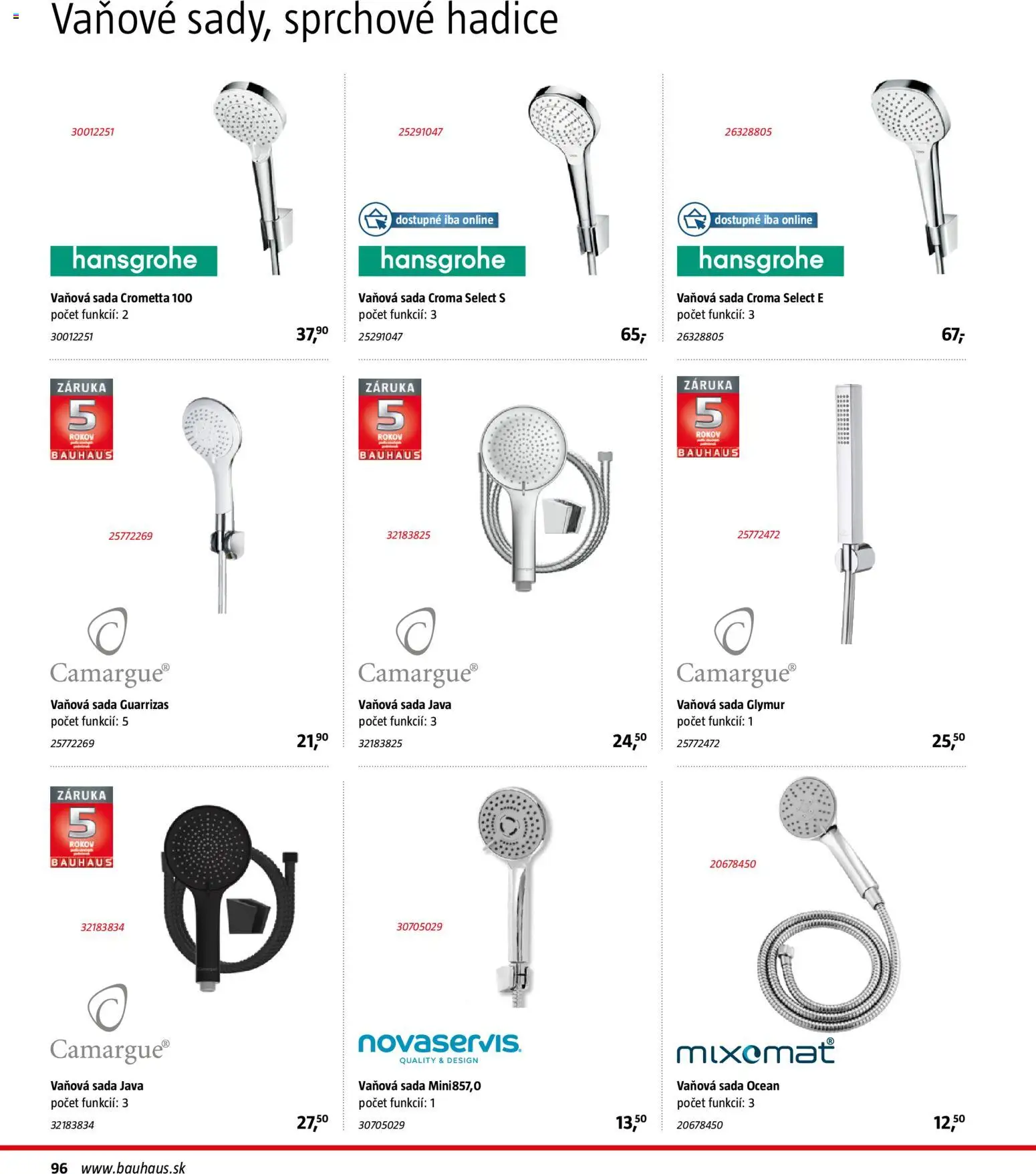 Nové Bauhaus akcie – leták je platný od 15.12.2025 | Strana: 96