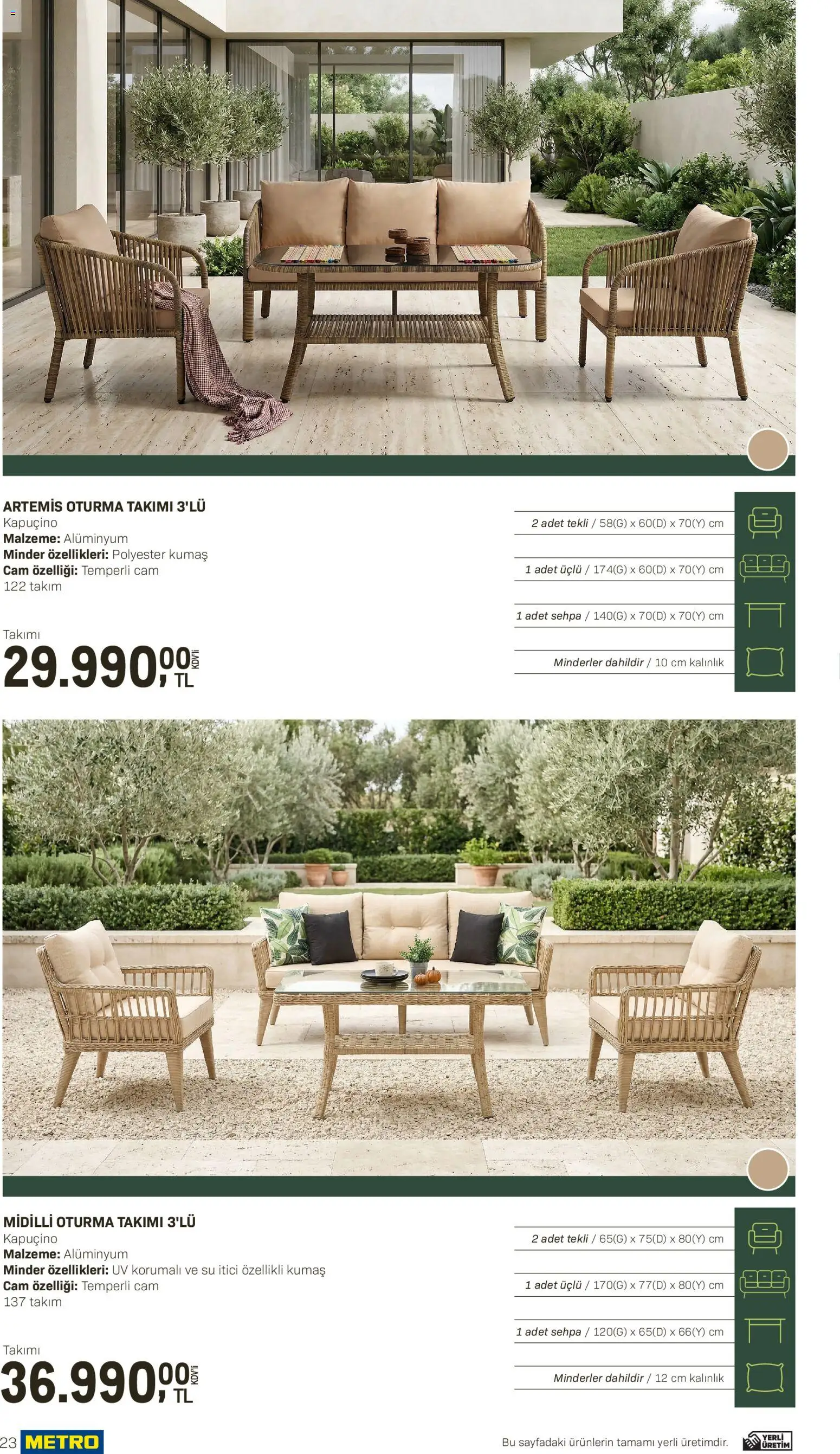 Metro - Açık Hava Çözümleri - 10.04.2026 tarihinden itibaren geçerlidir | Sayfa: 23 | Ürünler: Su