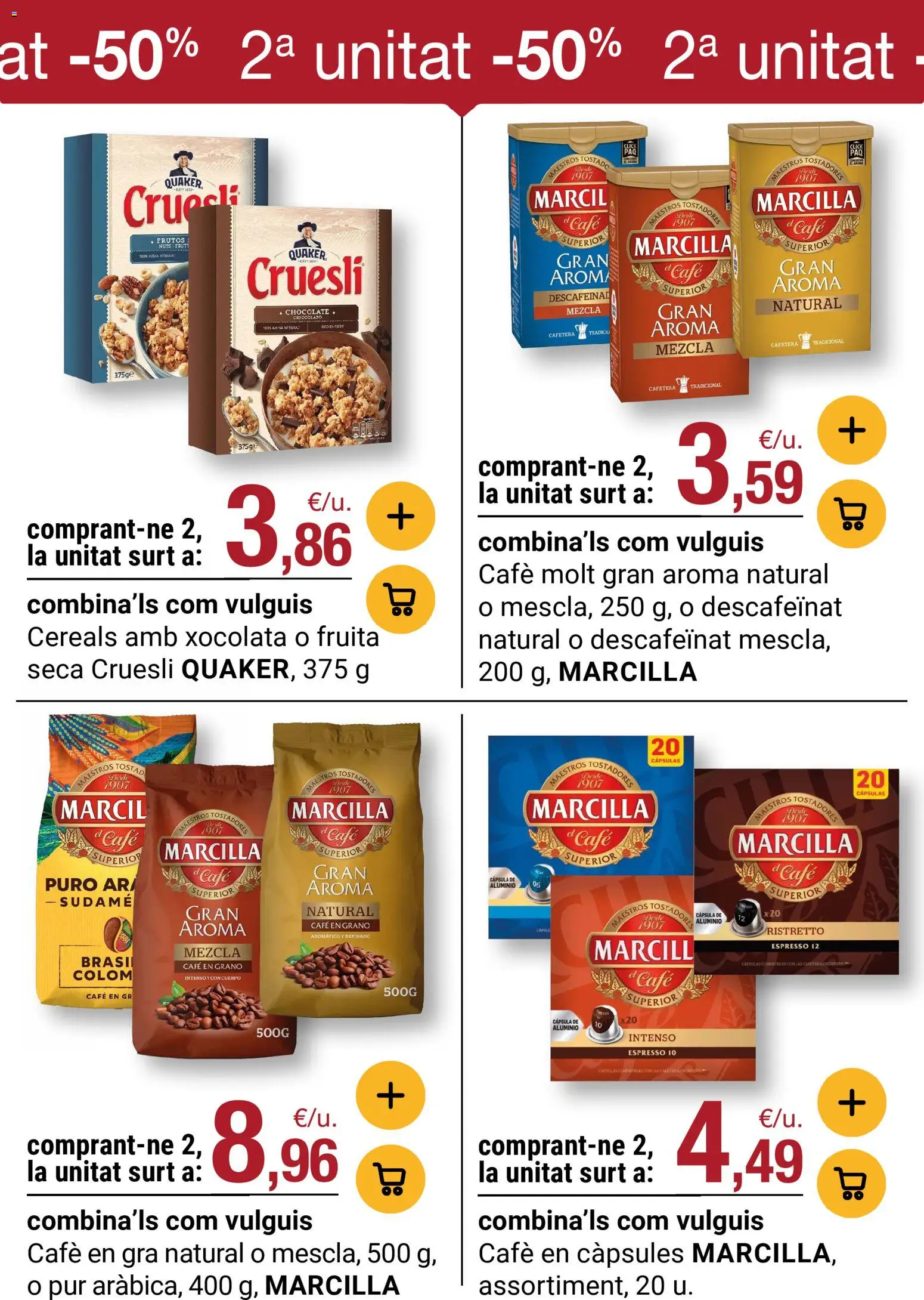 Bonpreu folleto │ válido desde el 03.03.2026 | Página: 4 | Productos: Café, Chocolate, Café en grano, Cafetera