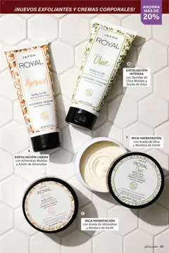 Vista previa JAFRA folleto válido desde el 01.10.2025 | Página: 49 | Productos: Aceite, Γάλα σε σκόνη, Γαύρος, Exfoliante corporal