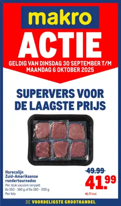 Makro - Versdeals - Voorbeeld van een folder van Makro, geldig van 30.09.2025