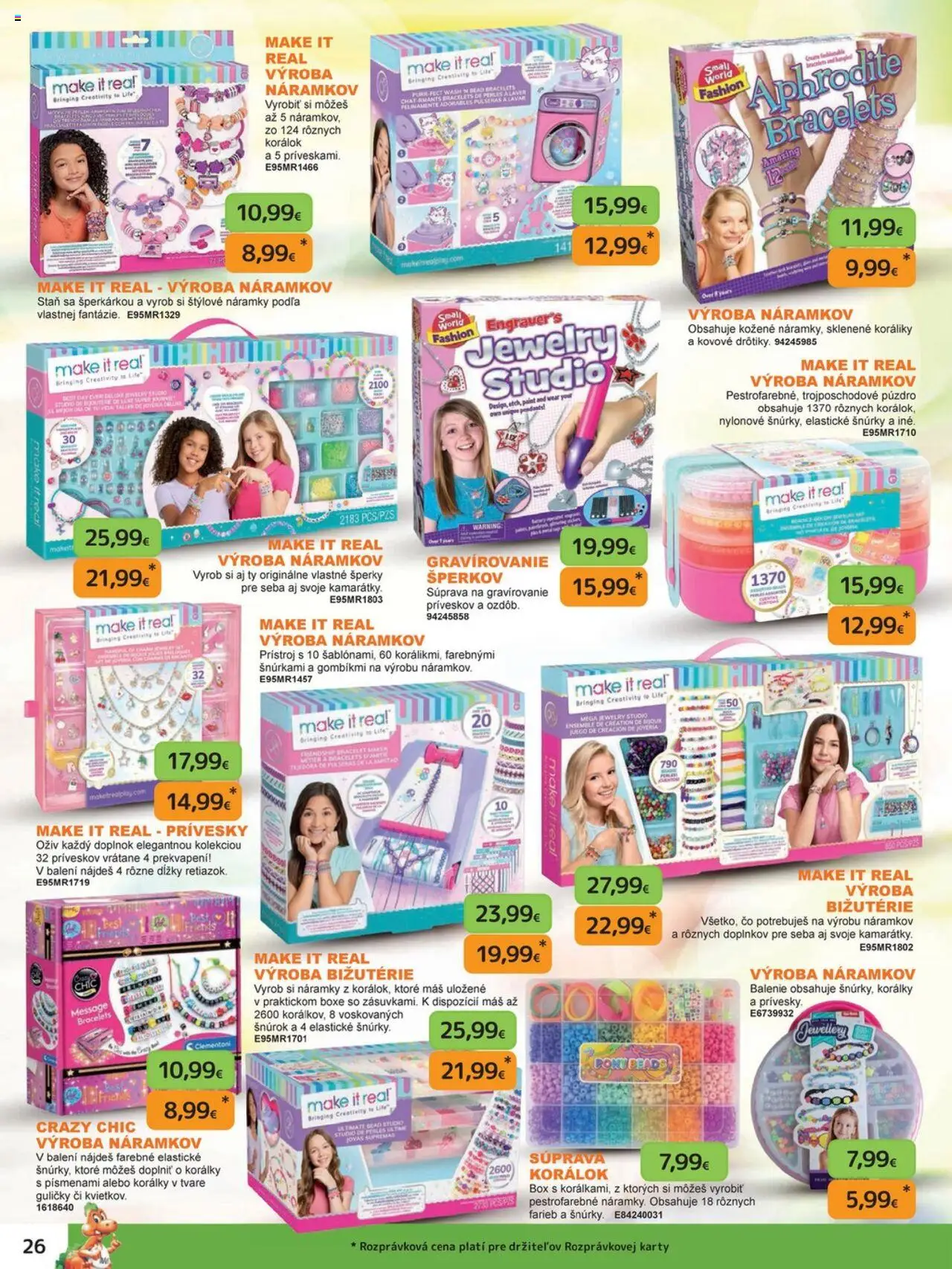 Nové Dráčik akcie – leták je platný od 03.10.2025 | Strana: 26 | Produkty: Pás, Stan, Puzdro