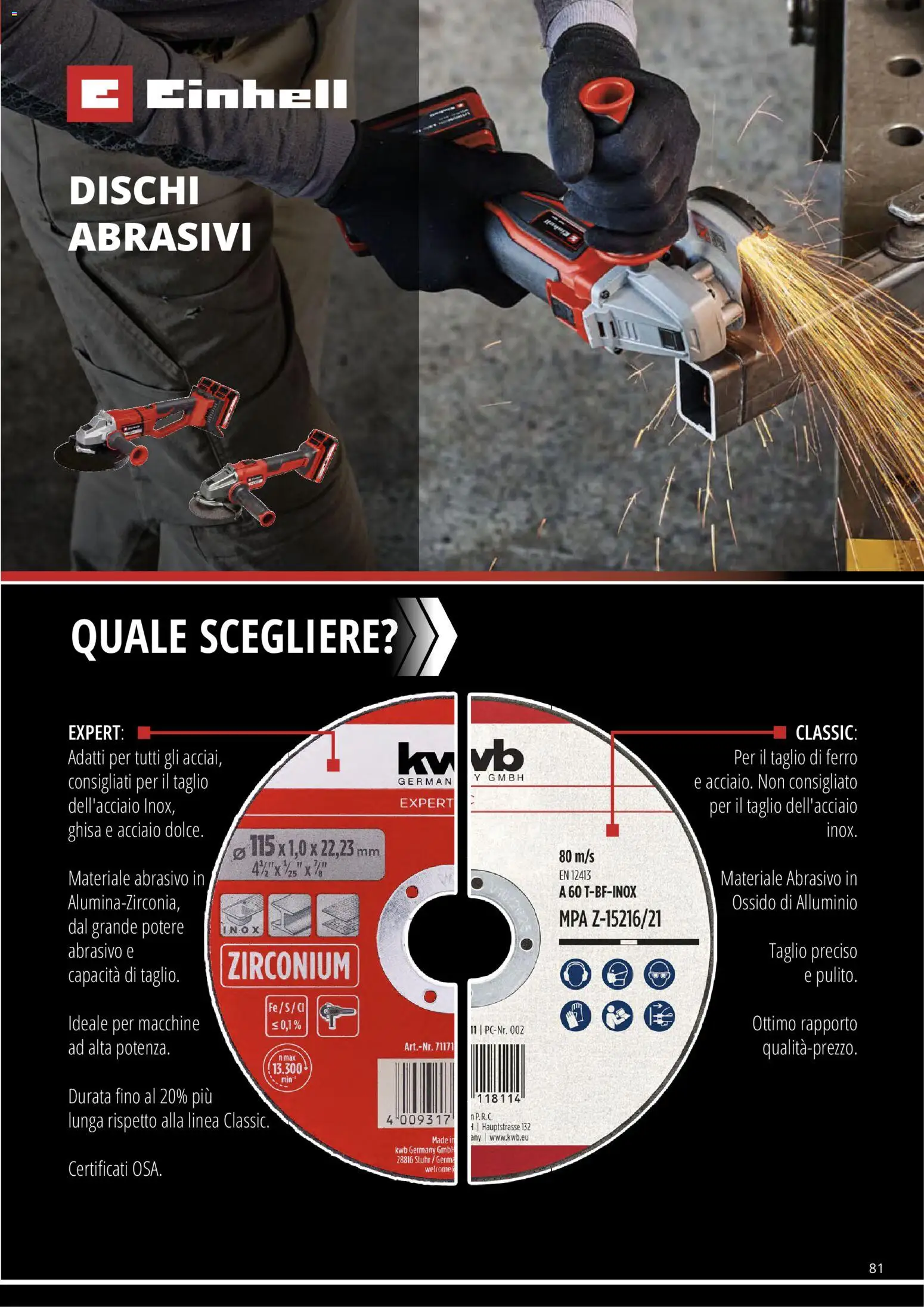 Volantino Einhell del 17.03.2026 | Pagina: 83 | Prodotti: Alluminio