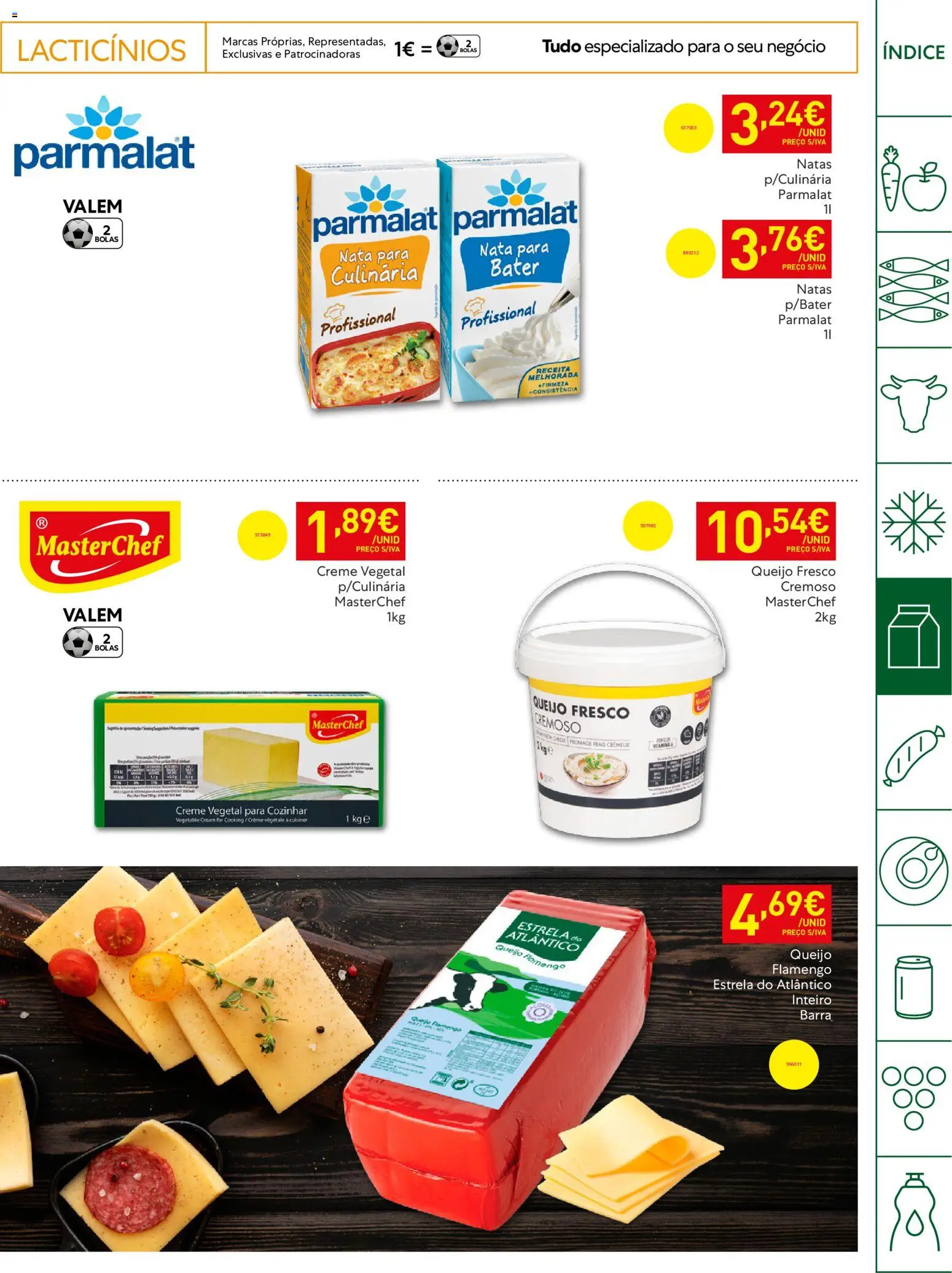 Recheio - Horeca Bons Negócios Madeira │ válido de 21.04.2026 | Página: 15 | Produtos: Queijo, Nata, Creme, Natas