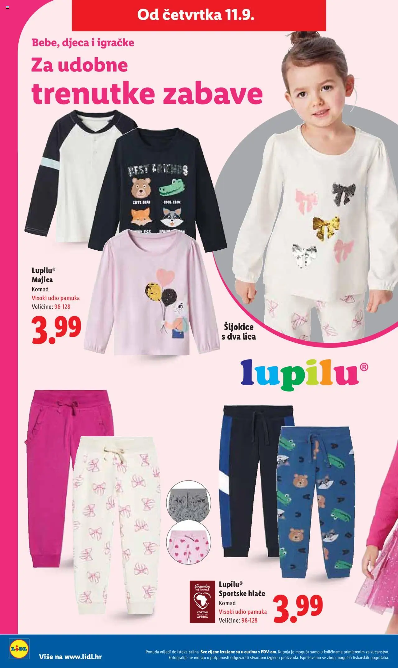Lidl katalog | vrijedi od 08.09.2025 | Stranica: 46 | Proizvodi: Majica, Hlače