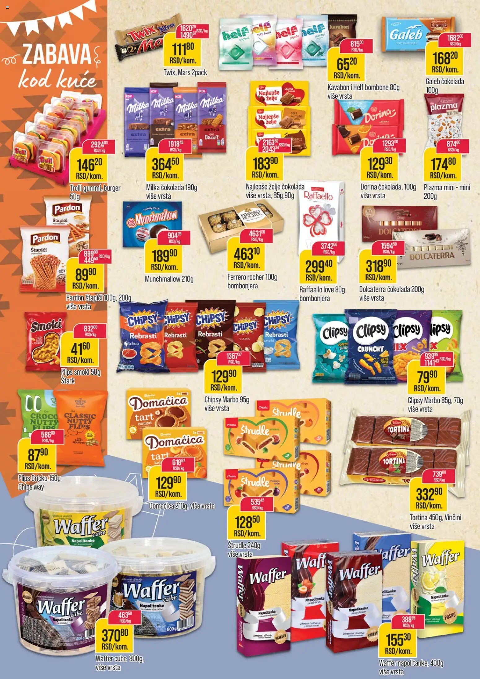 Zlatan Trag katalog - važi od 11.02.2026 | Strana: 8 | Proizvode: Bombone, Smoki, Plazma, Burger