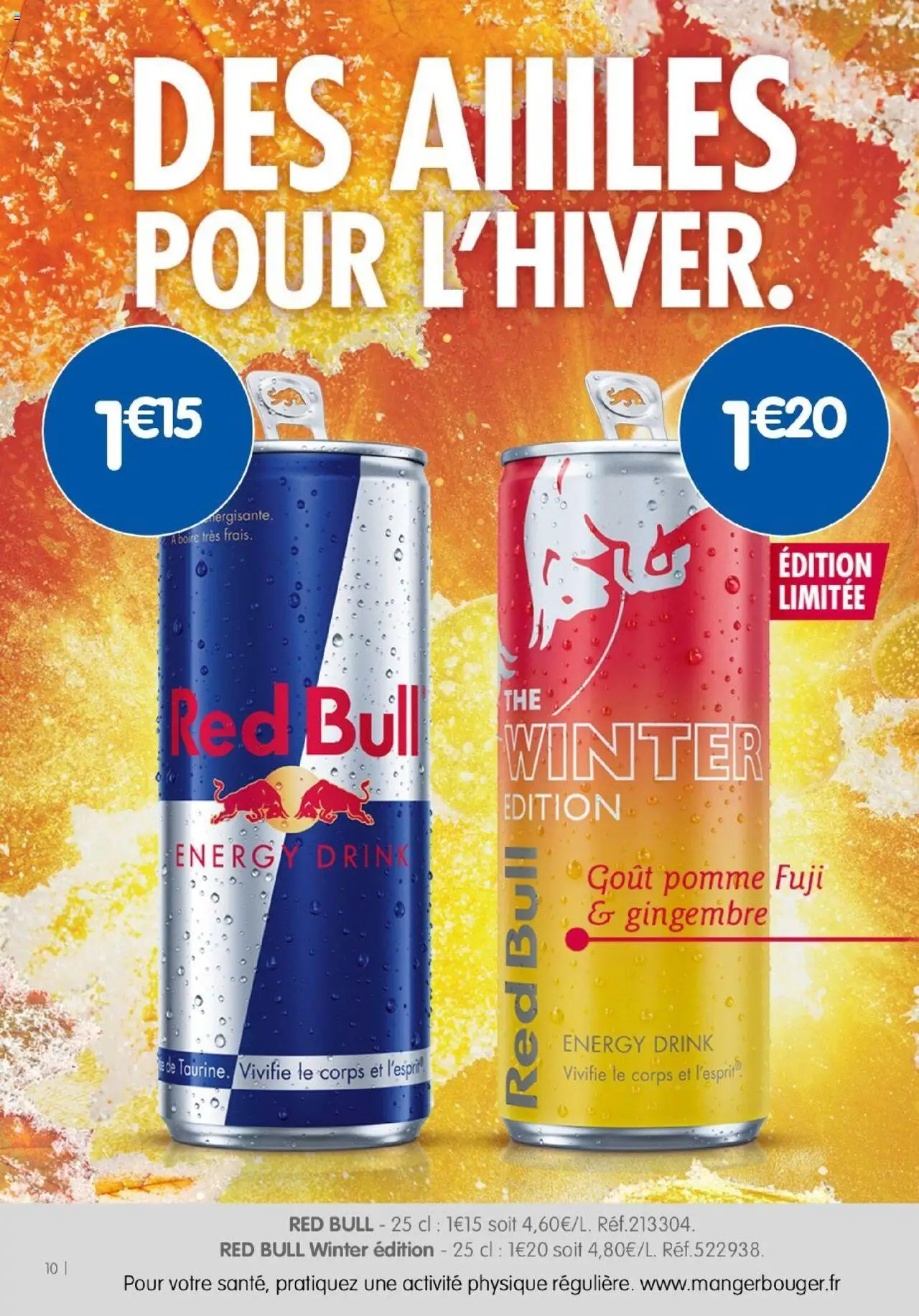  | Page: 10 | Produits: Pomme, Gingembre, Red bull