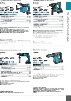 Ofertele Makita valabile de la 08.01.2025 | Pagină: 59 | Produse: Valiză, Încărcător, Ciocan rotopercutor, Aspirator