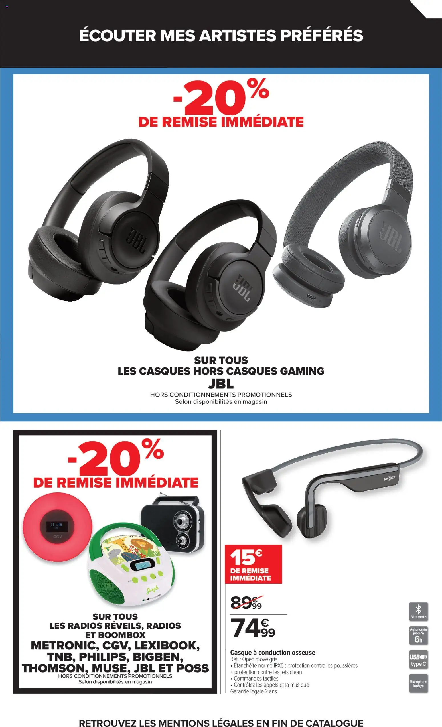 {H1} | Page: 23 | Produits: Microphone, Casque