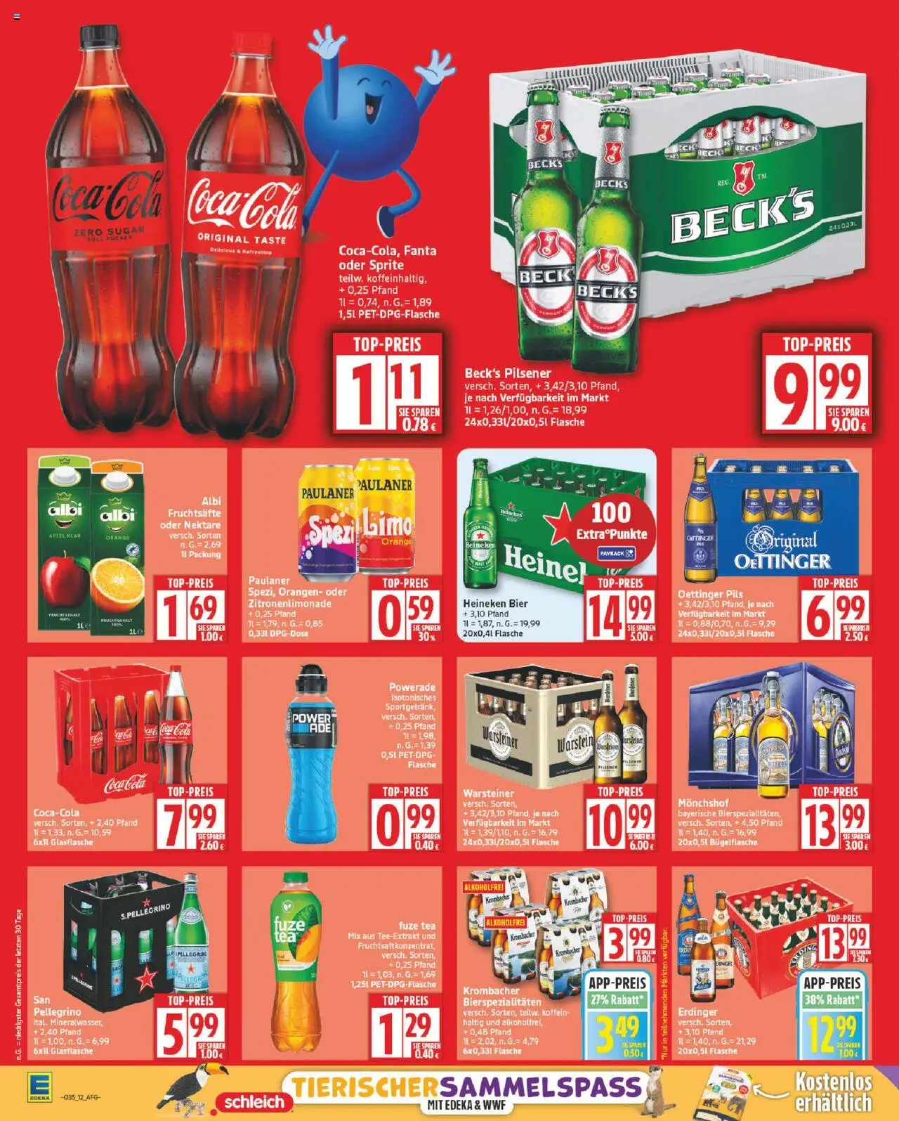 Edeka Prospekt 	 - gültig ab dem 25.08.2025 | Seite: 12 | Produkte: Fanta, Sprite, Cola, Oettinger