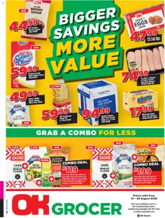 Preview of OK Foods specials valid from 13.08.2025