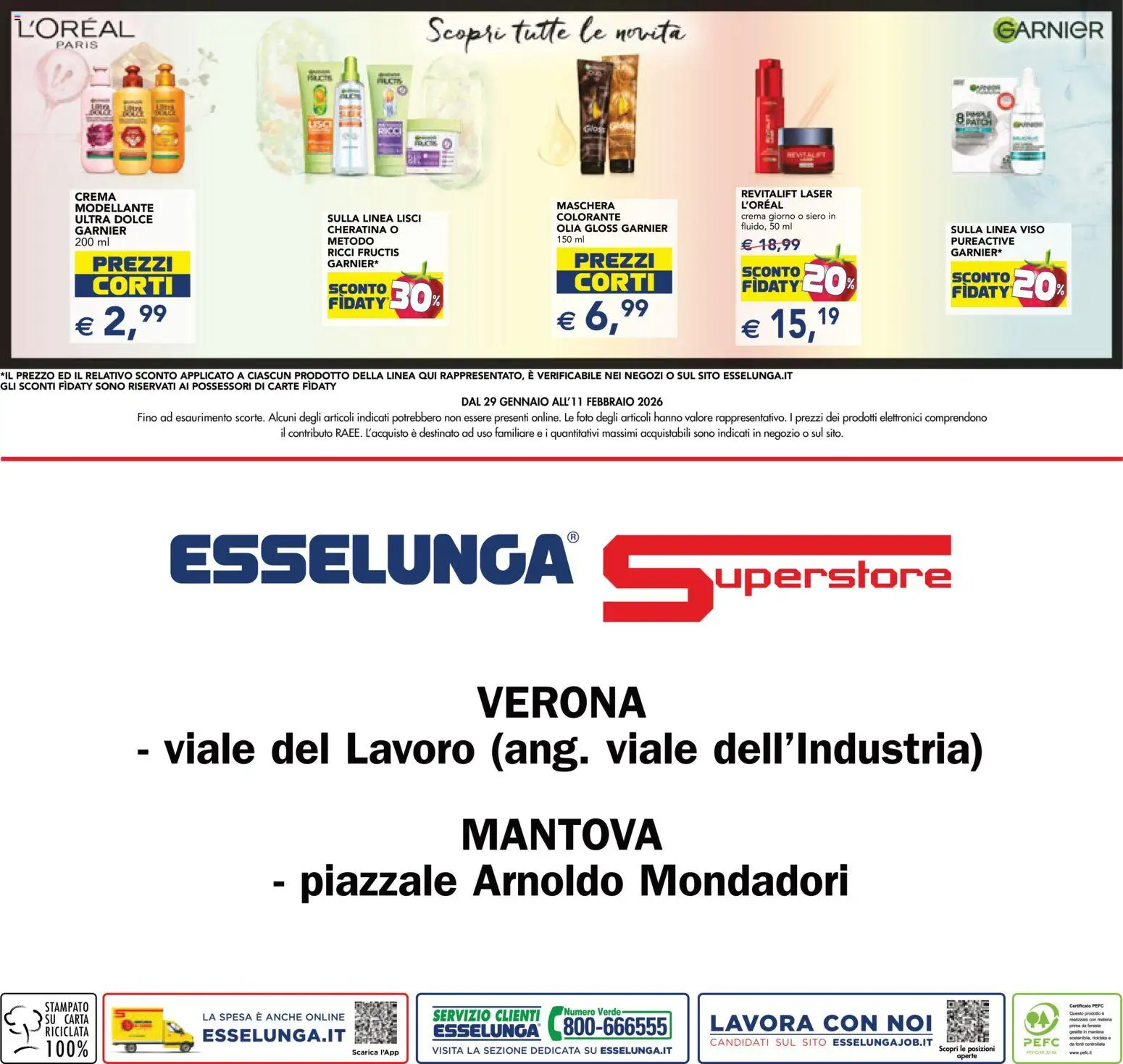 Volantino Esselunga S del 29.01.2026 | Pagina: 20 | Prodotti: Crema, Maschera