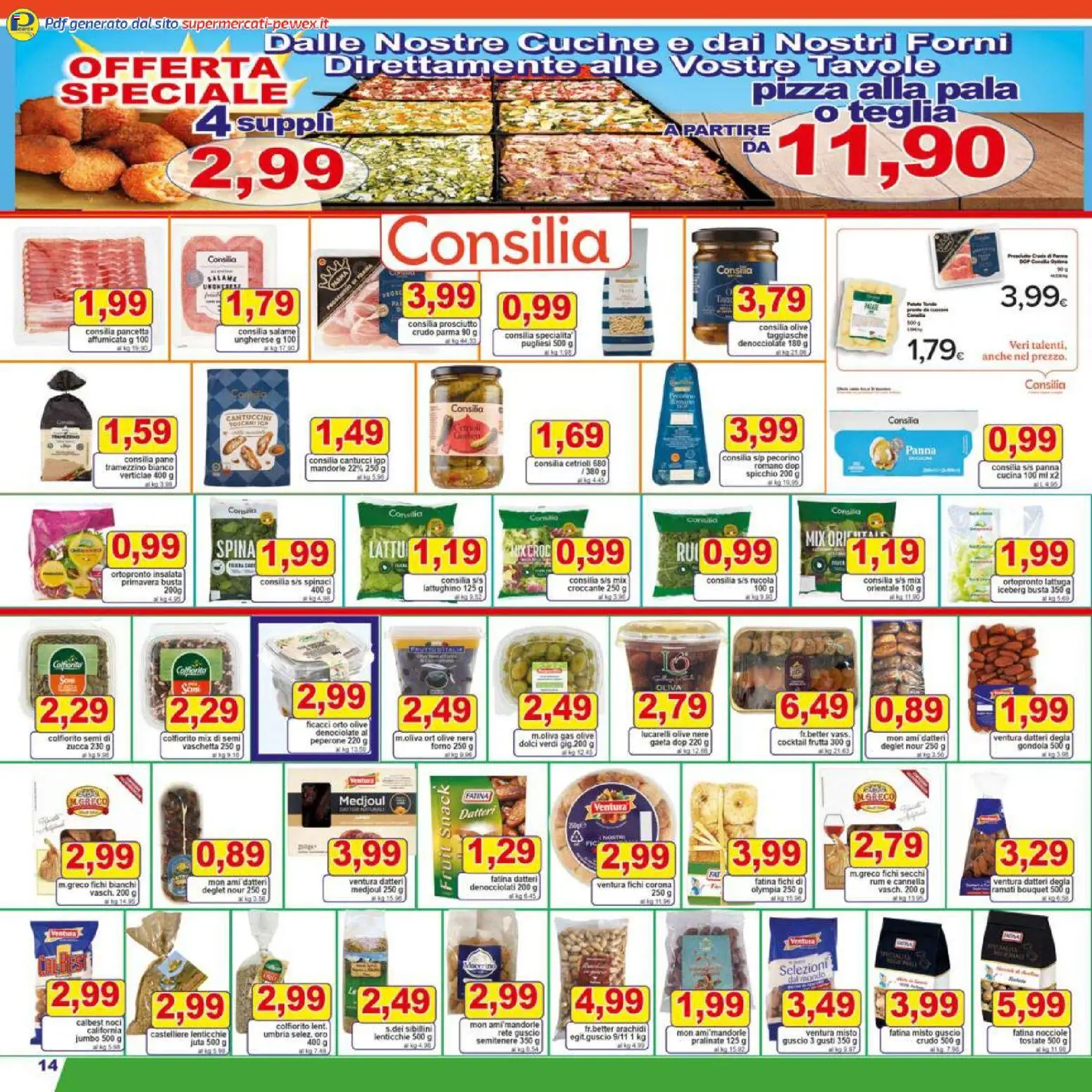 Volantino Pewex del 16.12.2025 | Pagina: 14 | Prodotti: Cucine, Noci, Zucca, Lattuga