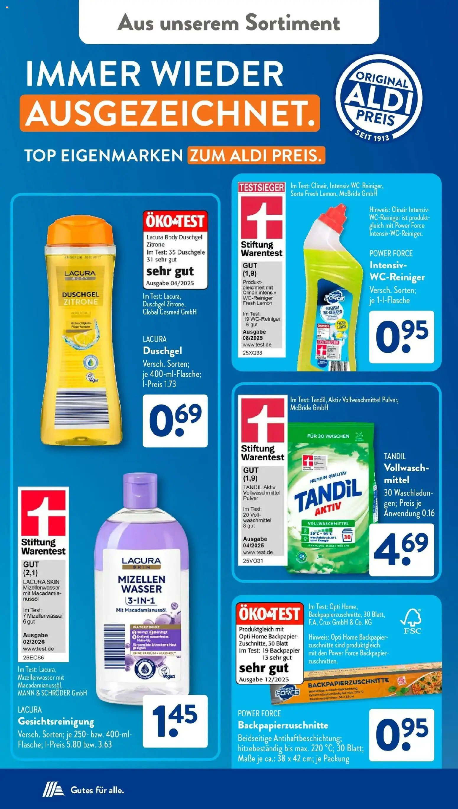 Aldi Süd Aktuelle Wochenangebote – gültig ab 20.04.2026 | Seite: 32 | Produkte: Top, Duschgel, Wasser, Zitrone