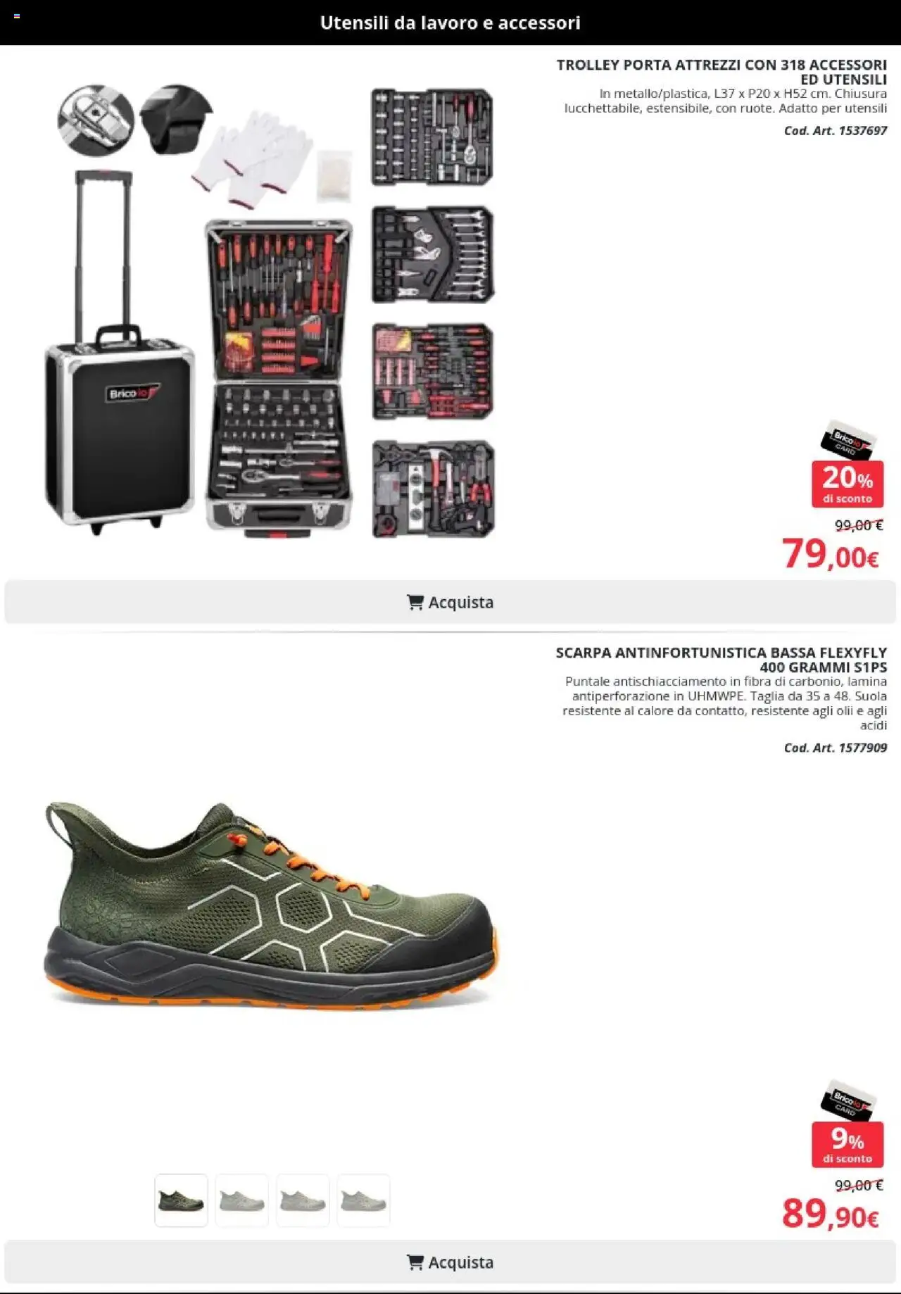 Volantino Brico io del 09.10.2025 | Pagina: 14 | Prodotti: Trolley