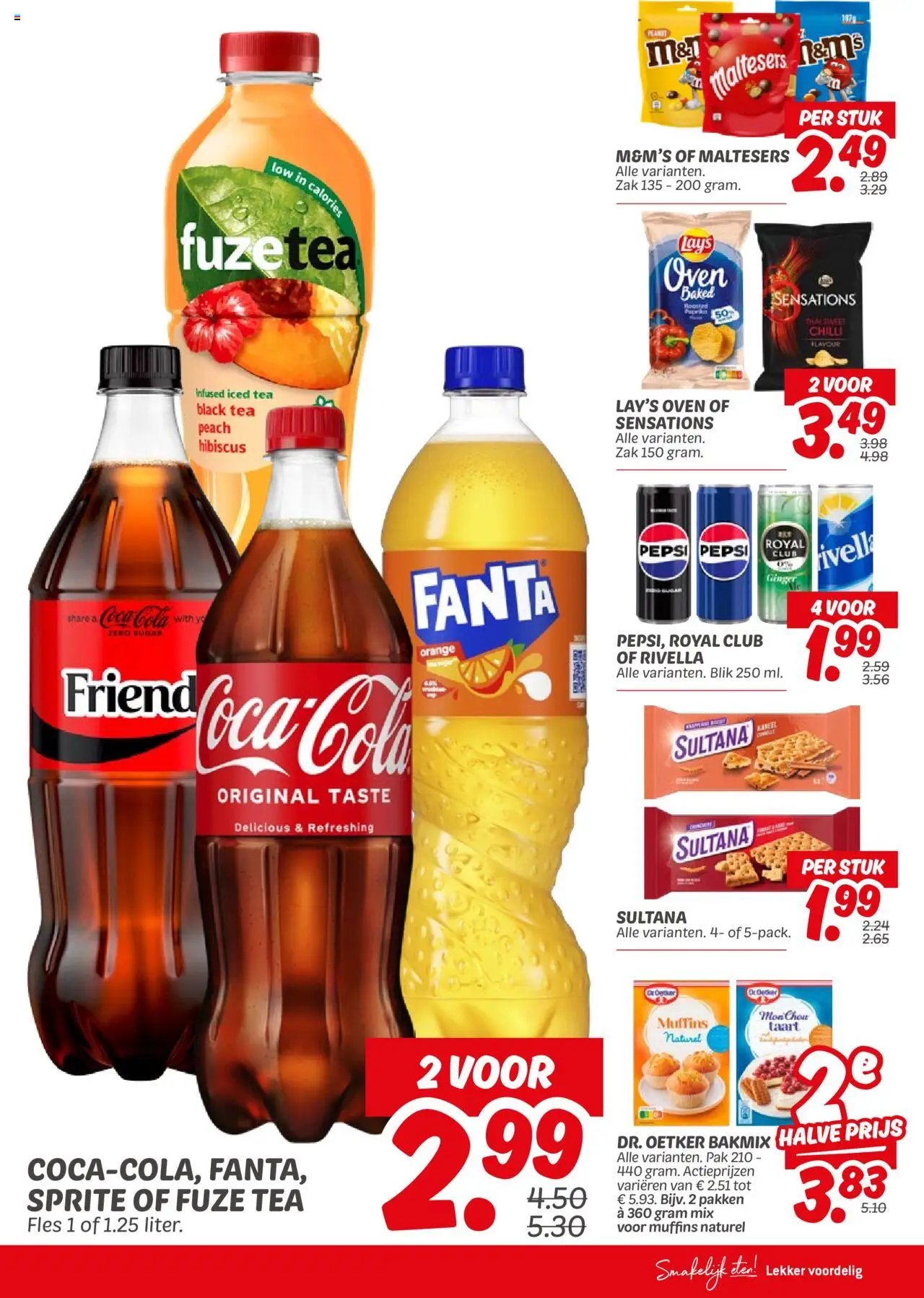 {H1} | Pagina: 15 | Producten: Muffins, Fles, Sprite, Zak