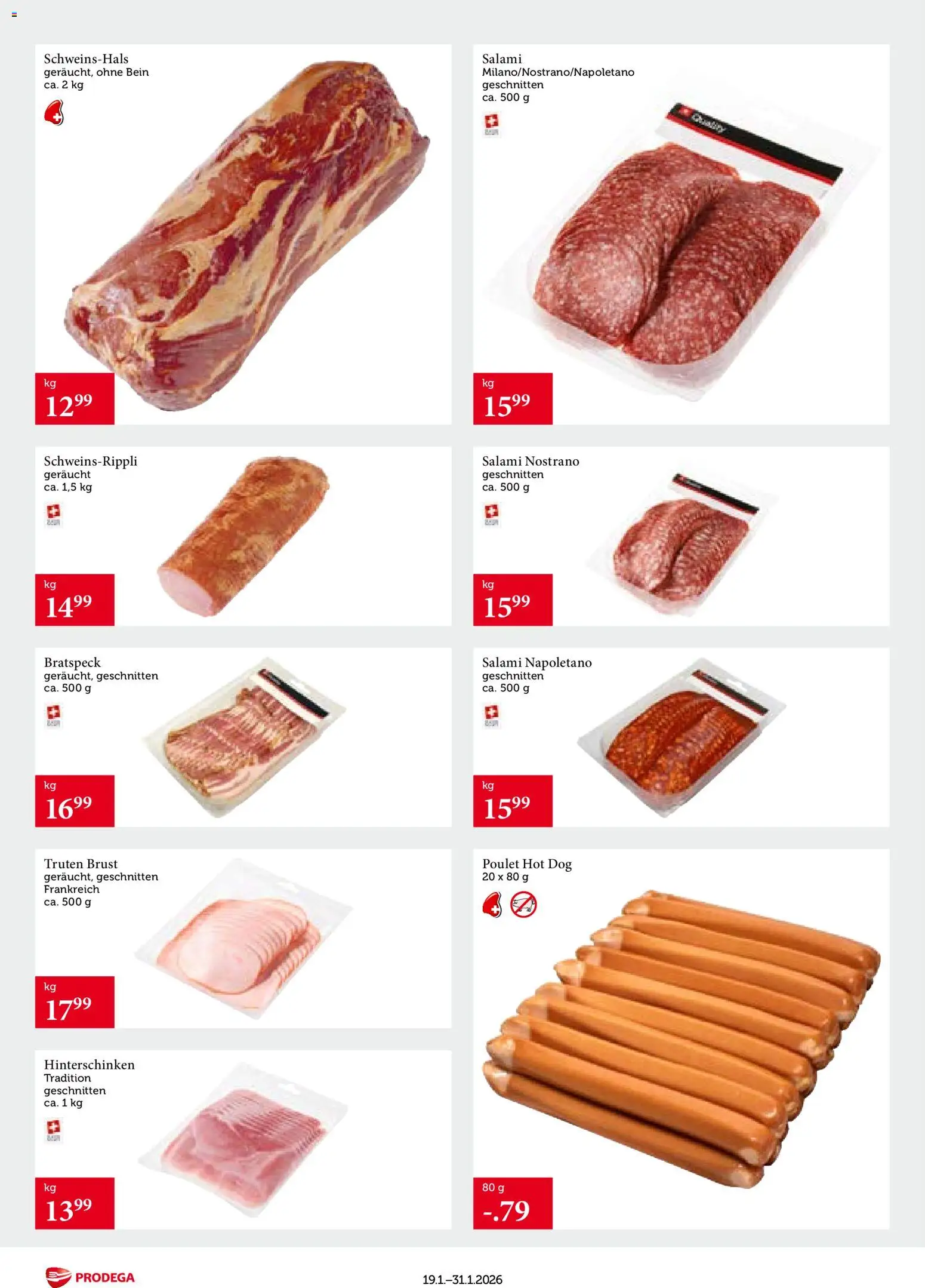 Prodega Aktionen Transgourmet Quality – gültig ab 19.01.2026 | Seite: 4 | Produkte: Salami