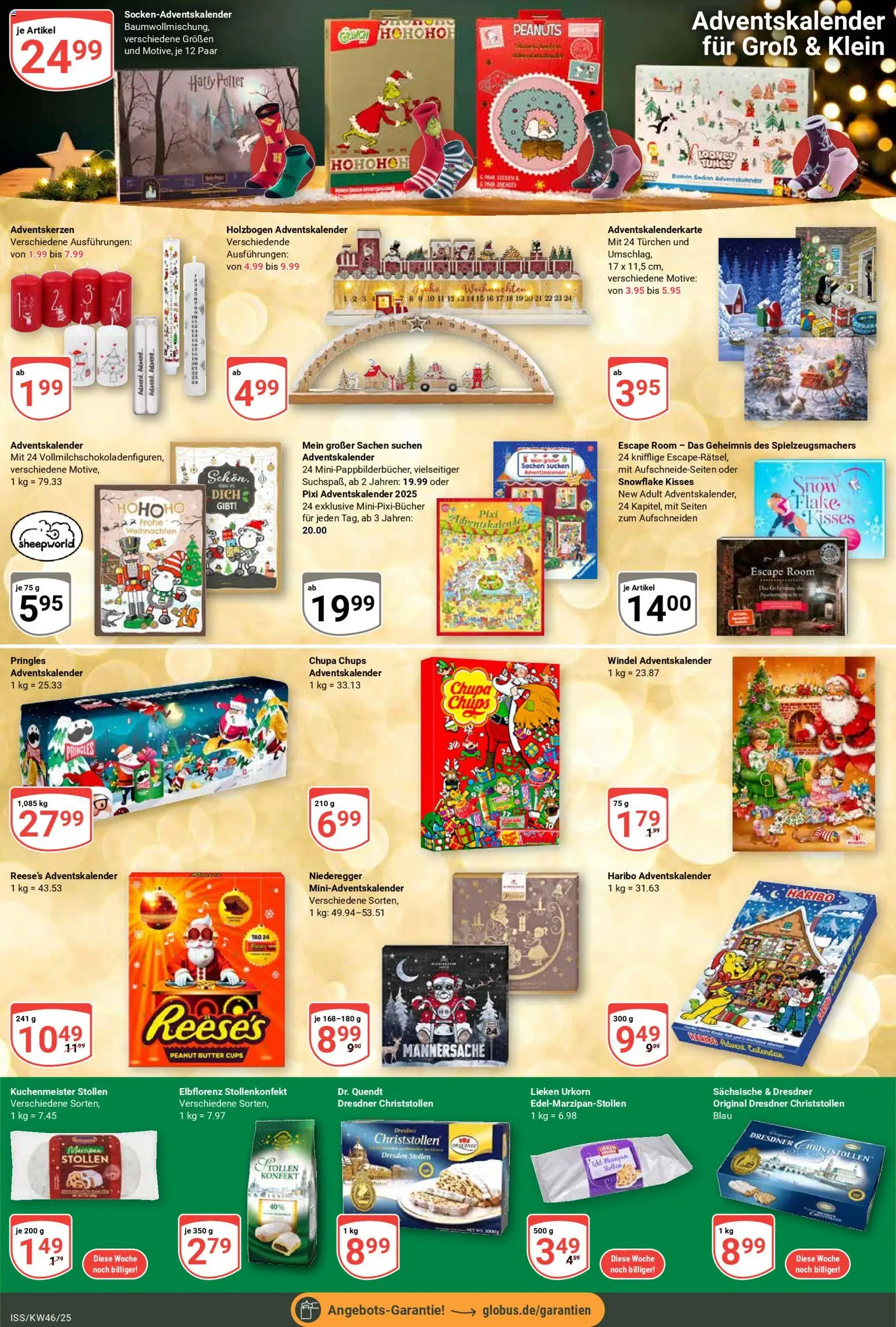 Globus - Black Friday – gültig ab 10.11.2025 | Seite: 20 | Produkte: Haribo, Butter, Socken, Pringles