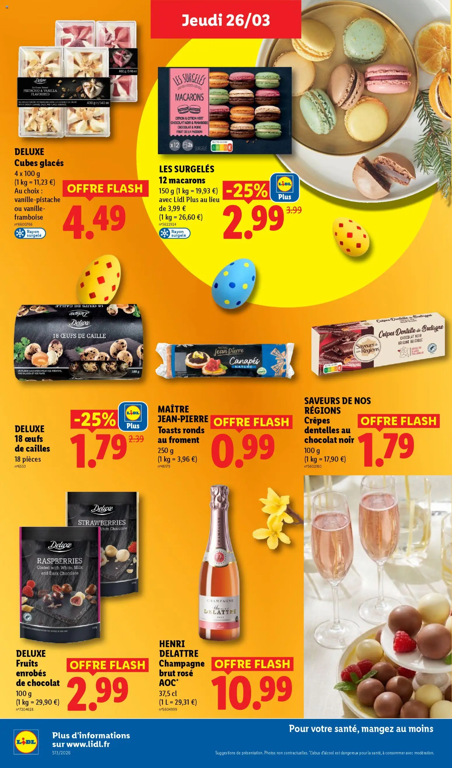 {H1} | Page: 20 | Produits: Citron vert, Fruit de la passion, Poire, Champagne