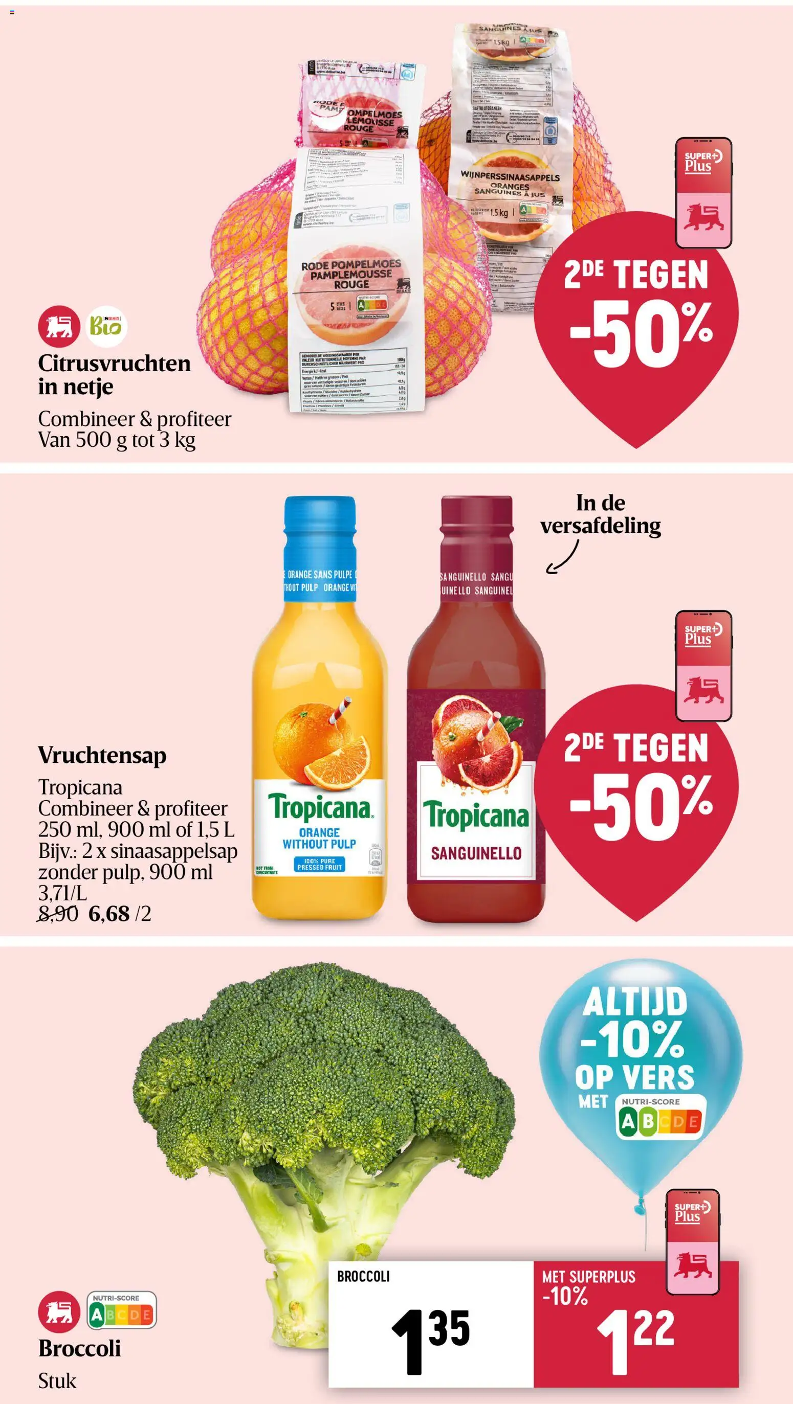 {H1} | Pagina: 18 | Producten: Tropicana, Fruit, Broccoli