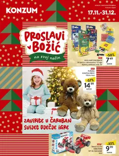 Konzum HR Katalog igračaka - amely érvényes a következő dátumtól: 17.11.2025
