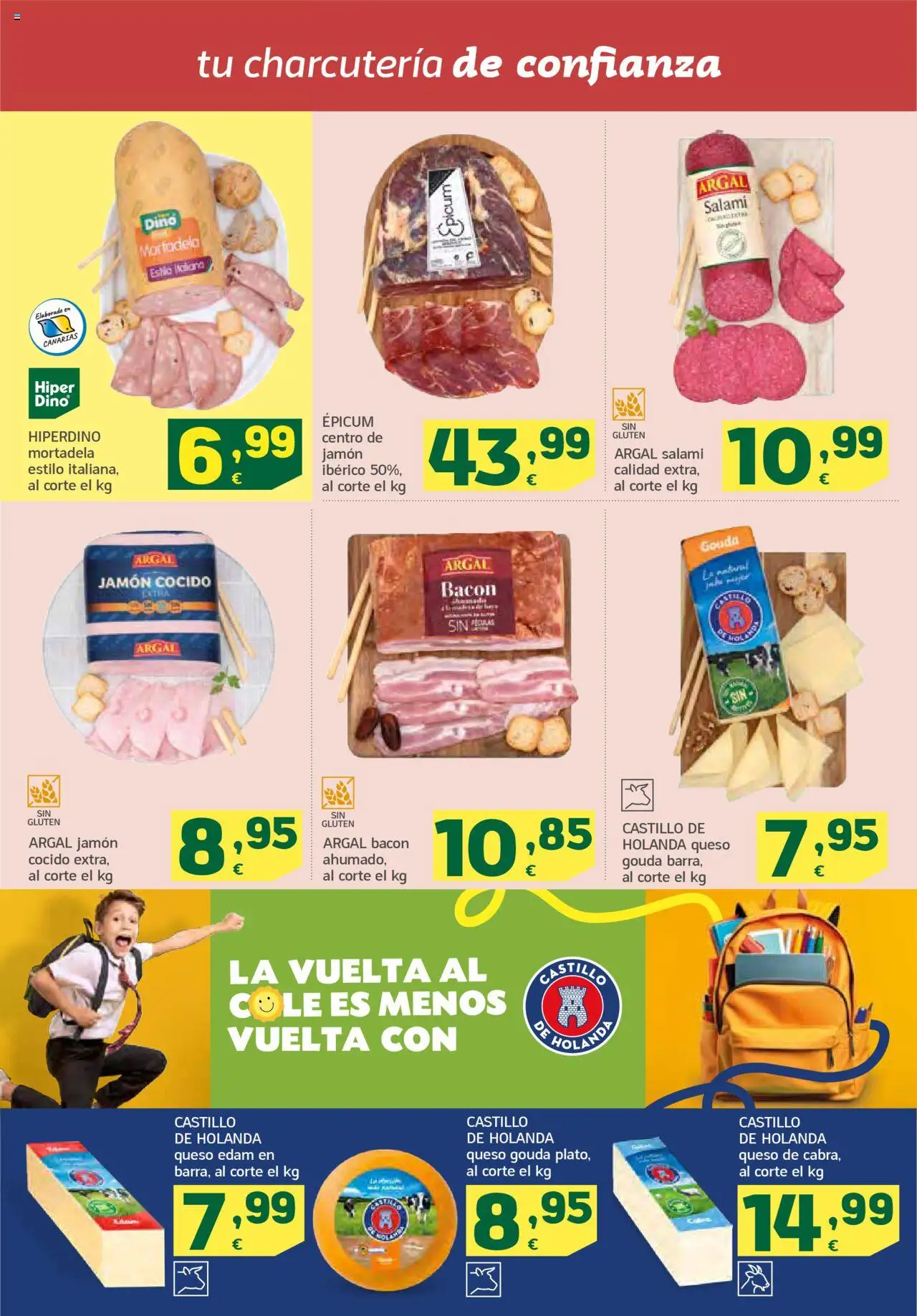 HiperDino folleto │ válido desde el 26.08.2025 | Página: 6 | Productos: Jamón, Jamón cocido, Salami, Mortadela