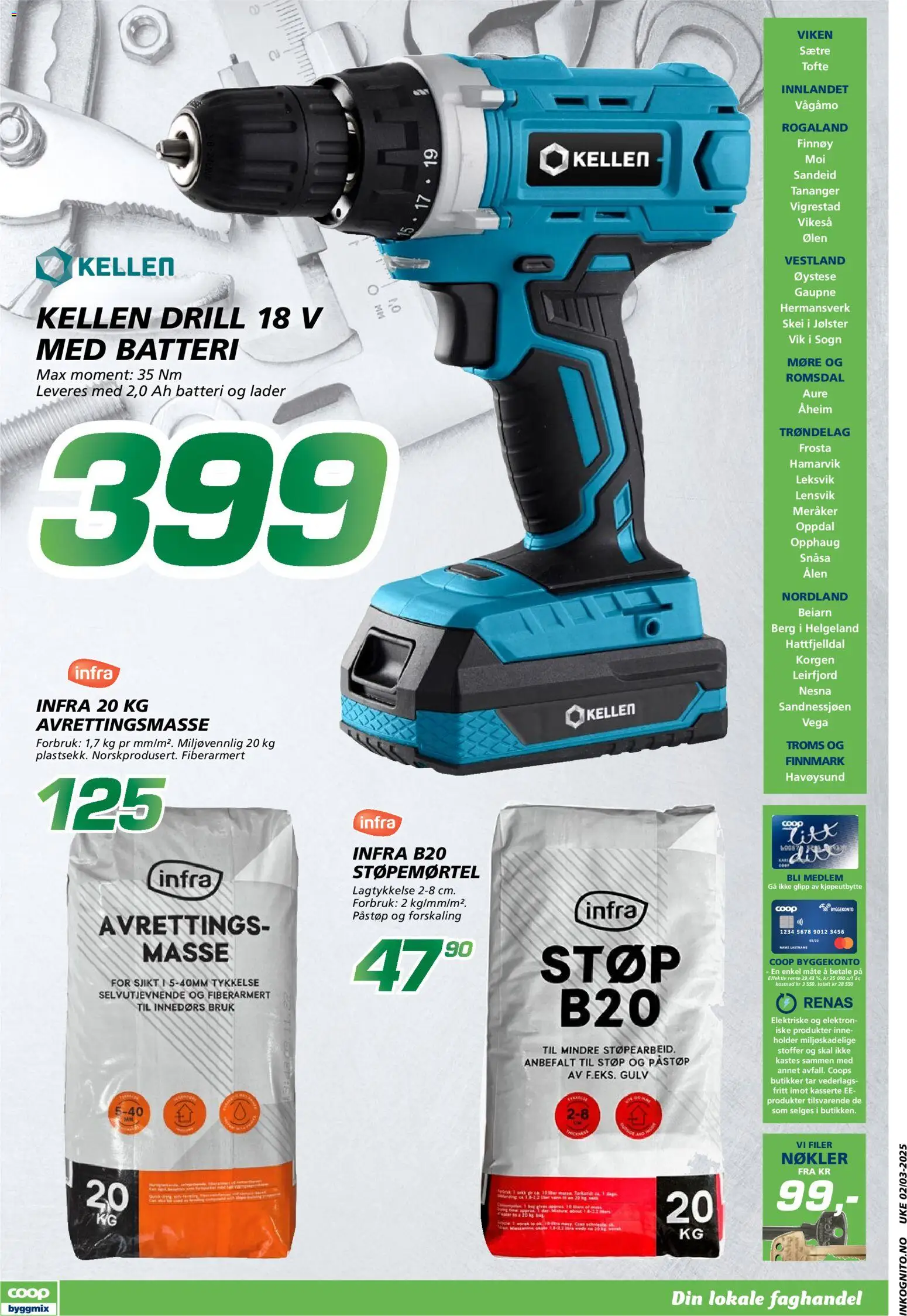 {H1} | Side: 8 | Produkter: Drill, Batteri