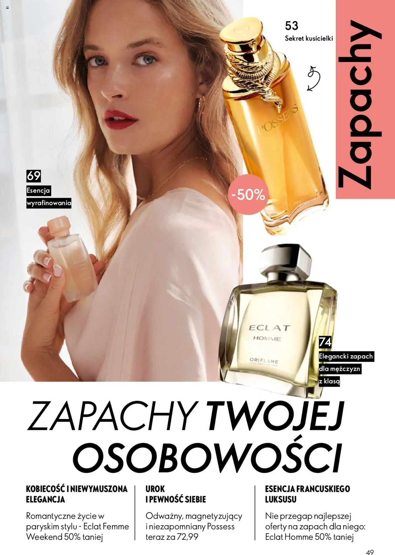 Oriflame Katalog 15 2025 od 22.10.2025 | Strona: 49 | Produkty: Zapach