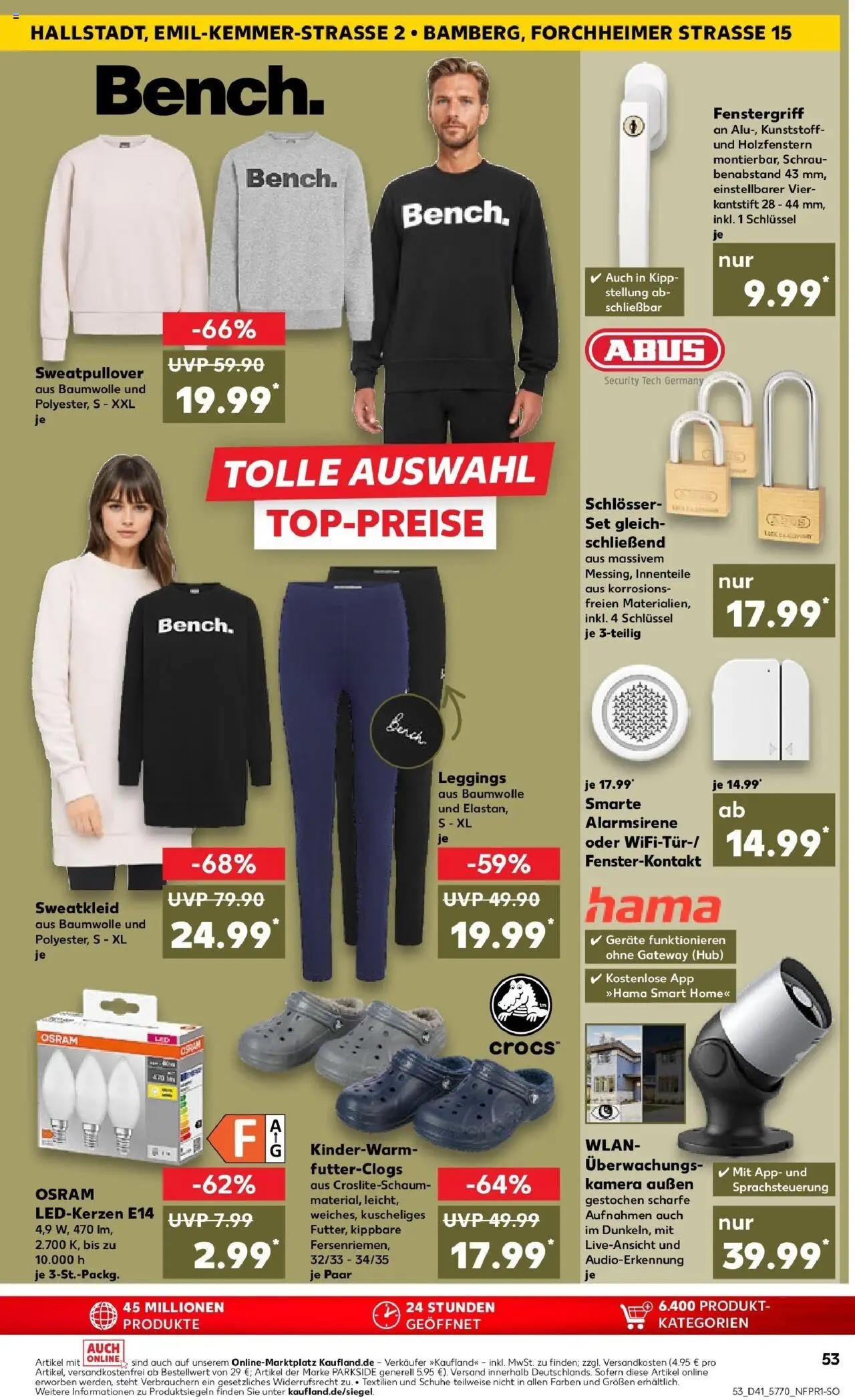 Kaufland prospekt Bamberg	 – gültig ab 13.10.2025 | Seite: 53 | Produkte: Kamera, Sweatshirt, Leggings