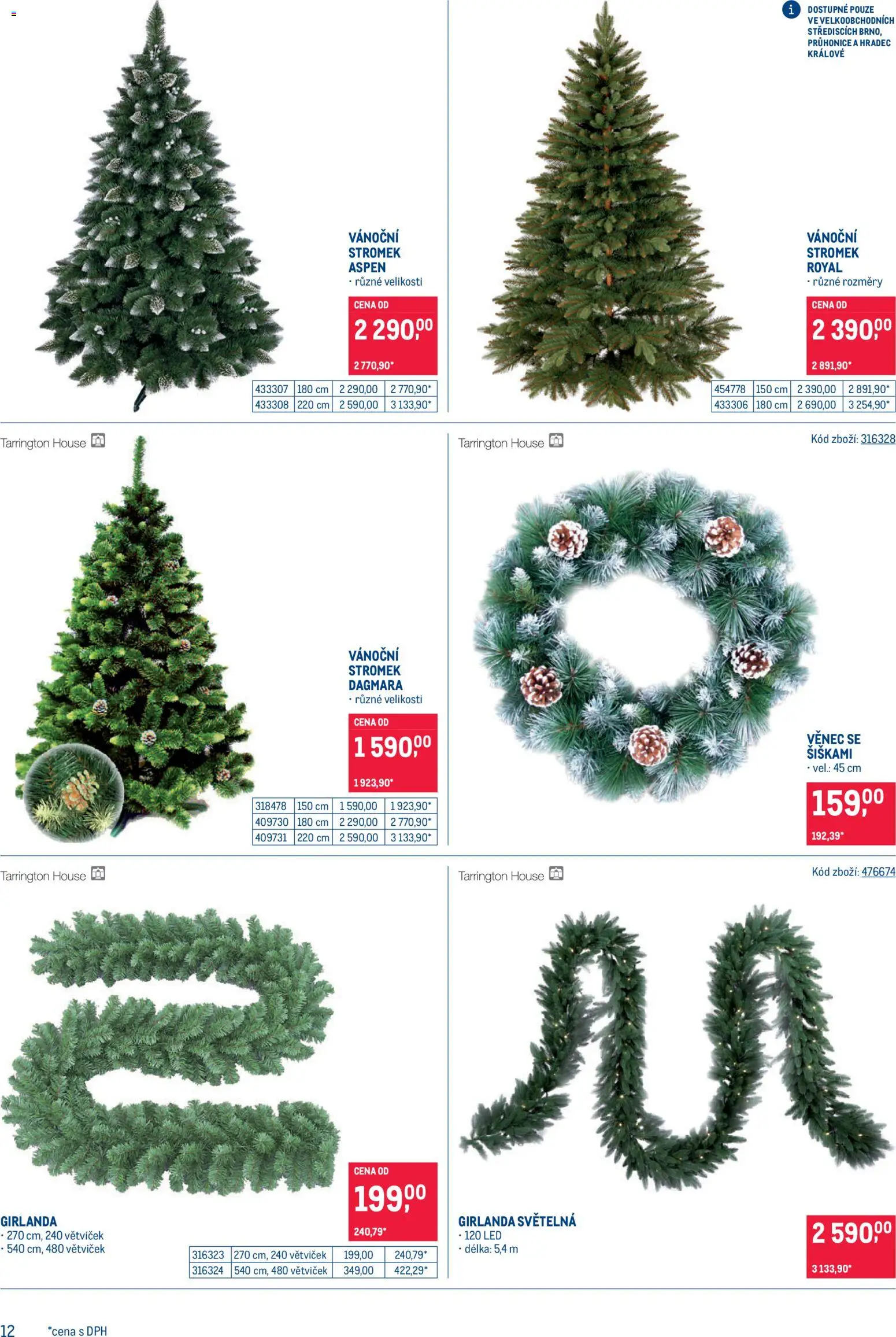 Makro leták - Dekorace od 22.10.2025 | Strana: 12 | Produkty: Girlanda, LED