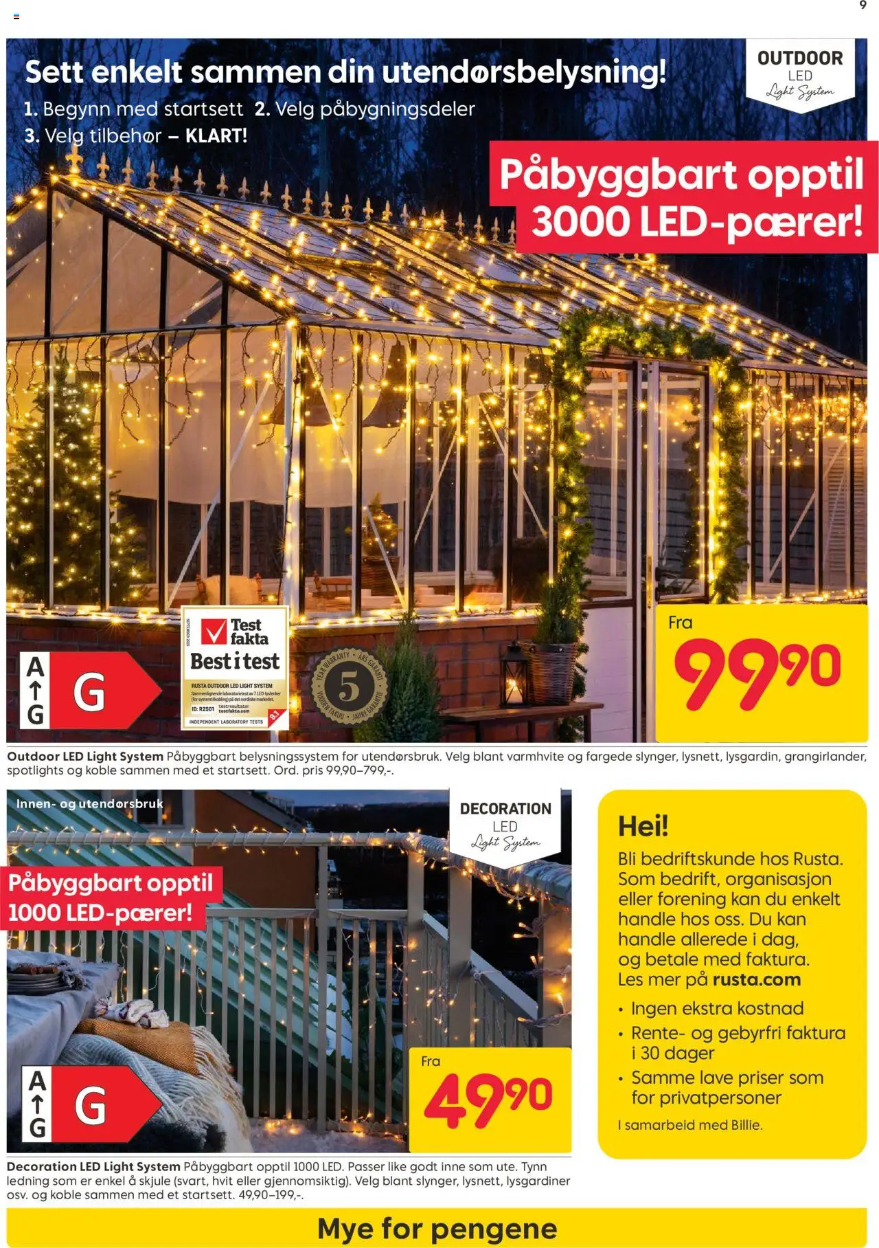 {H1} | Side: 9 | Produkter: Ledning