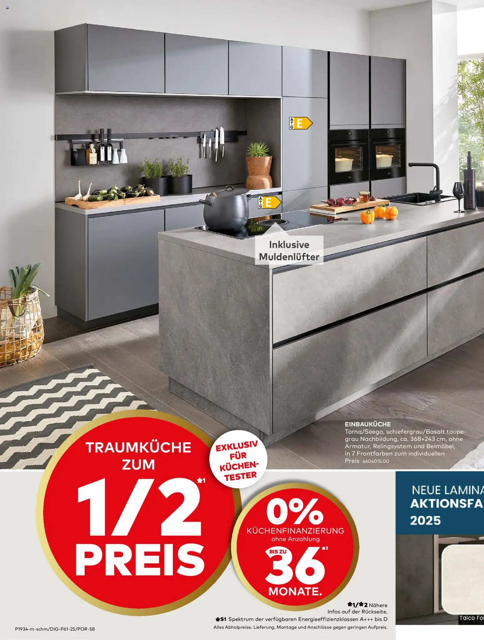 Porta! - Küchentester gesucht: jetzt bewerben und Traumküche zum halben Preis sichern - Potsdam – gültig ab 17.11.2025 | Seite: 2 | Produkte: Einbauküche, Kuchen