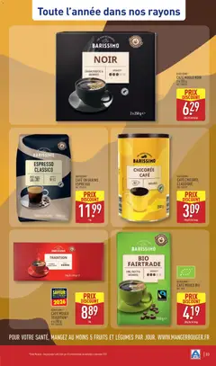Aldi - Prévisualisation de Aldi - Catalogue de la semaine 10 valide à partir de 03.03.2026 | Page: 35 | Produits: Café en grains, Café moulu, Café
