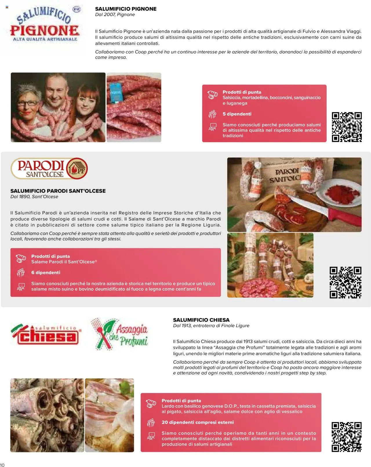 Volantino COOP del 09.10.2025 | Pagina: 10 | Prodotti: Salame, Suino, Salsiccia, Aglio