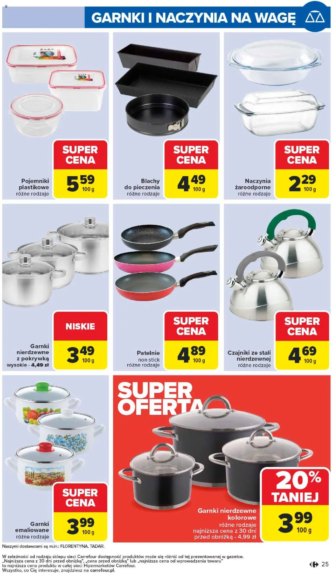 Carrefour Gazetka - Łap okazje od 09.10.2025 | Strona: 25 | Produkty: Patelnie, Garnki