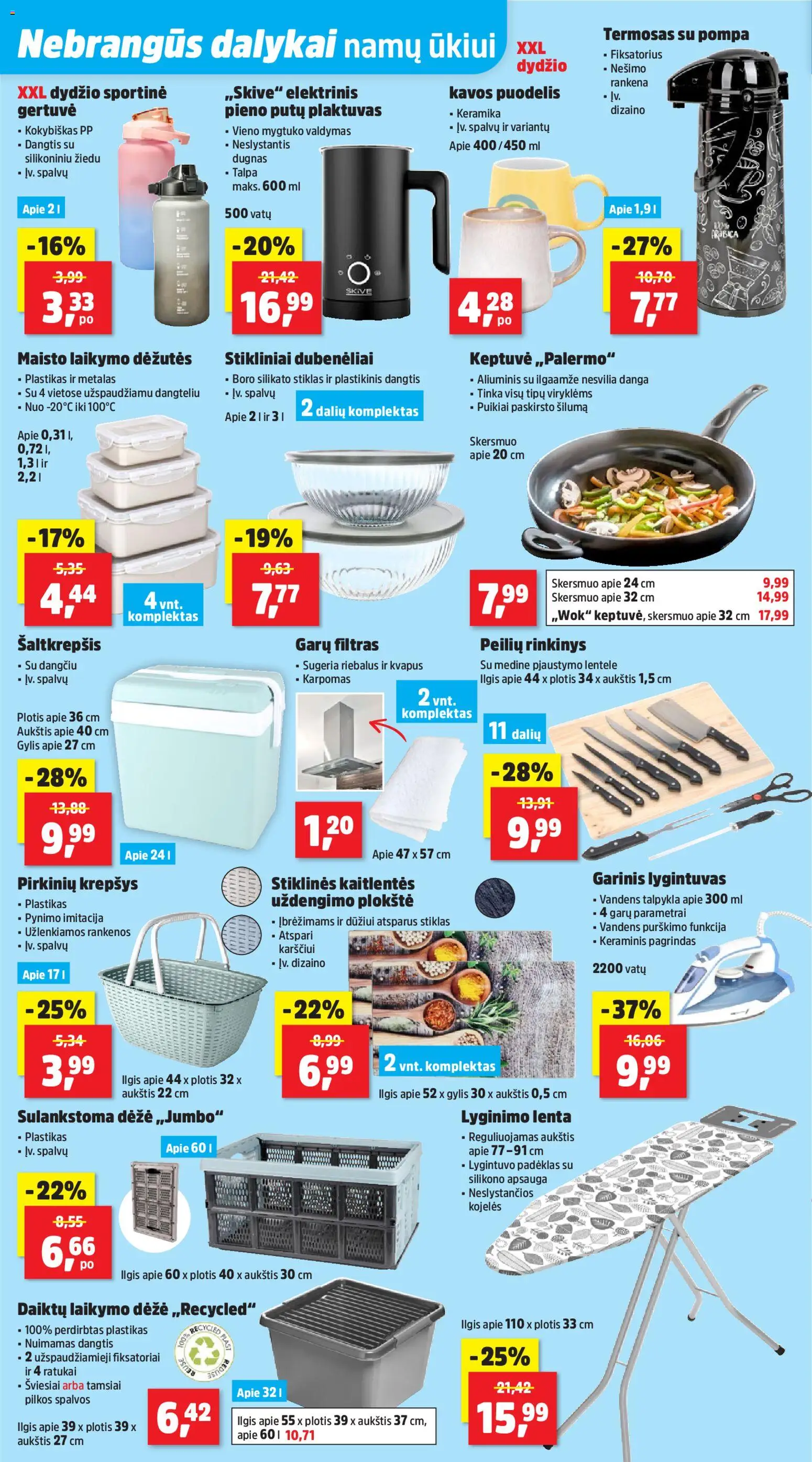 Thomas Philipps akcijos nuo 20.04.2026 | Puslapis: 8 | Prekių: Puodelis, Plaktuvas, Keptuvė, Krepšys