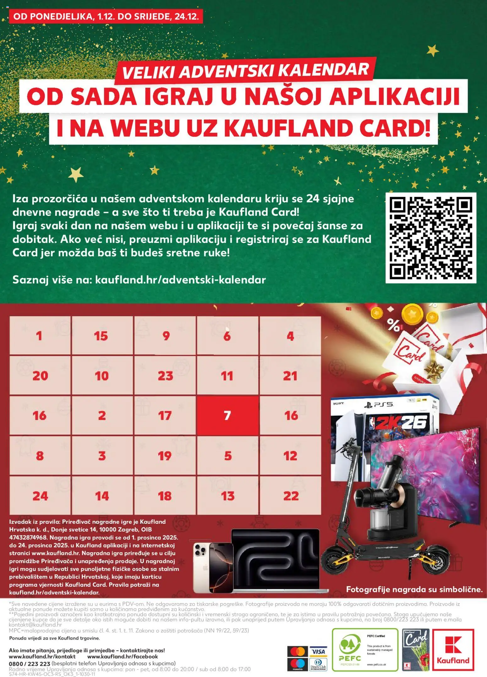 Kaufland katalog | vrijedi od 03.11.2025 | Stranica: 74 | Proizvodi: Aparat za kavu, Romobil, Telefon, Televizor
