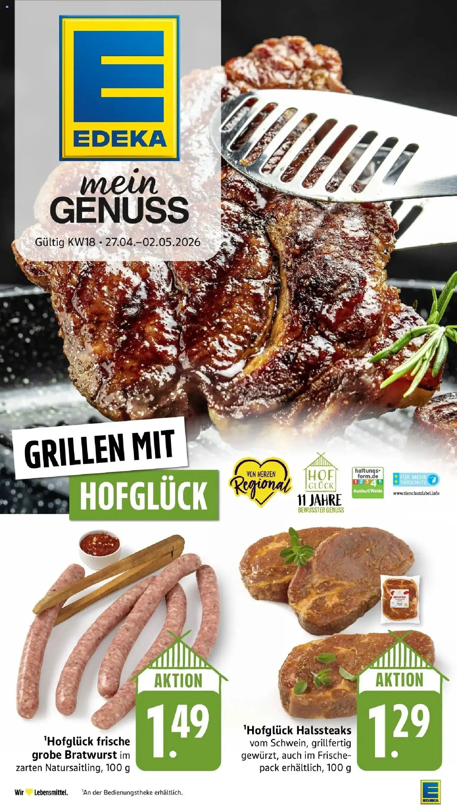 Angebote – gültig ab 27.04.2026 | Seite: 6 | Produkte: Bratwurst