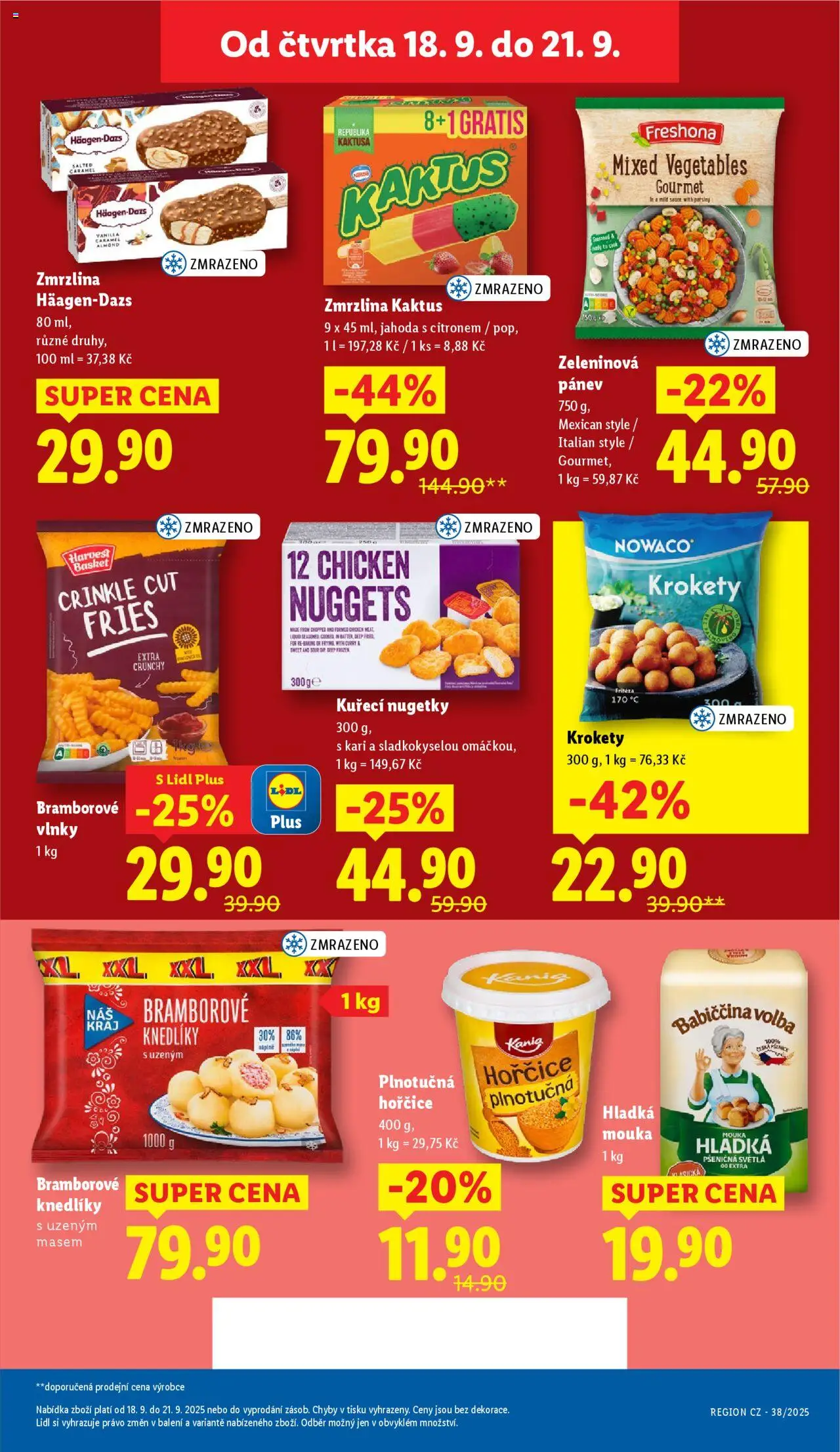 Lidl leták od 18.09.2025 | Strana: 21 | Produkty: Gourmet, Pánev, Hořčice, Mouka