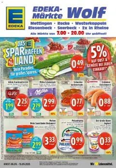 Edeka prospekt Rheine	 ab 07.09.2025 gültig