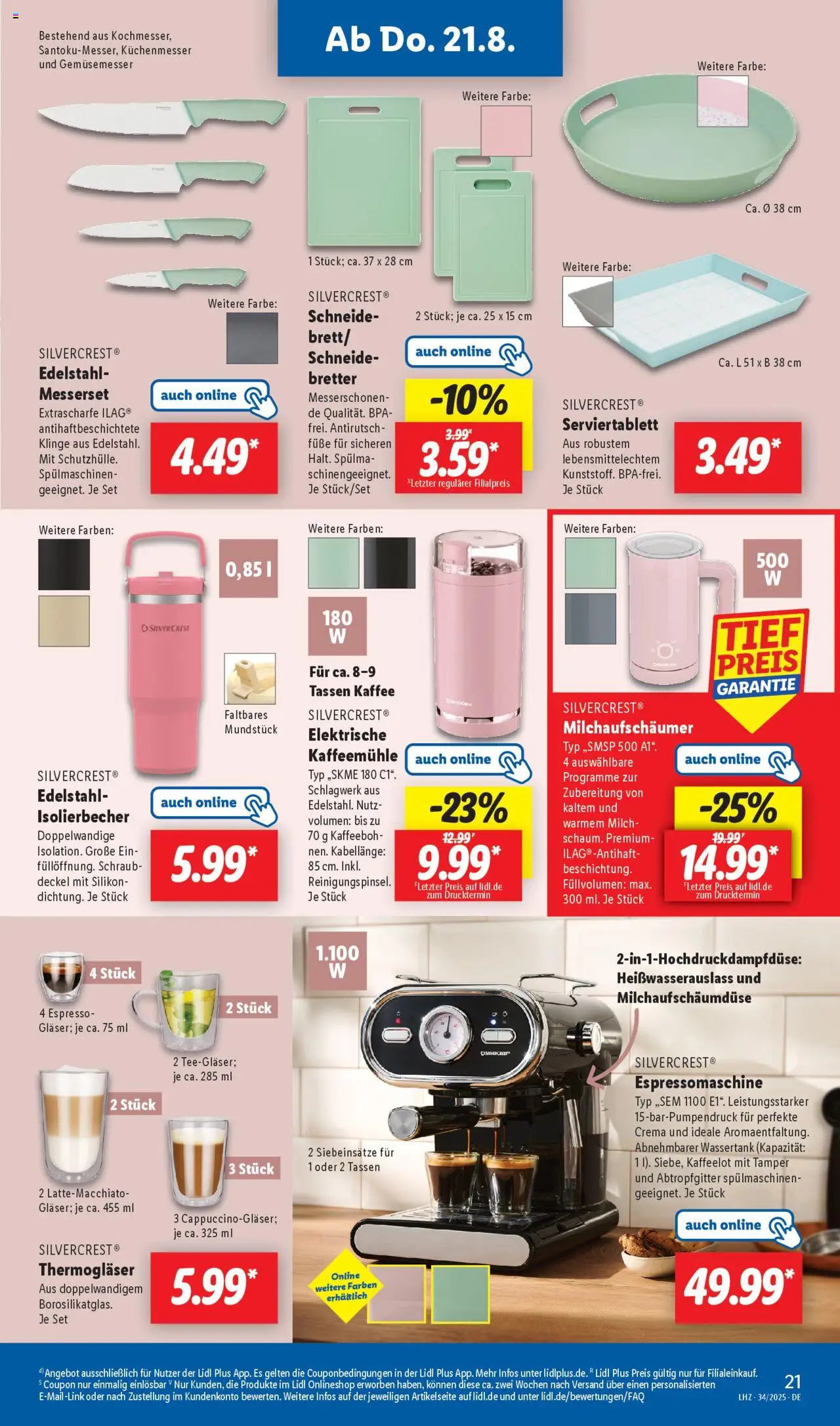 Lidl Prospekt Holzminden - gültig ab dem 18.08.2025 | Seite: 17 | Produkte: Milch, Kaffee