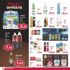 Anteprima del volantino Volantino MerSi Supermercati	 valido a partire dal 05.11.2025 | Pagina: 12 | Prodotti: Pesca, Ananas, Bibite, Birra messina