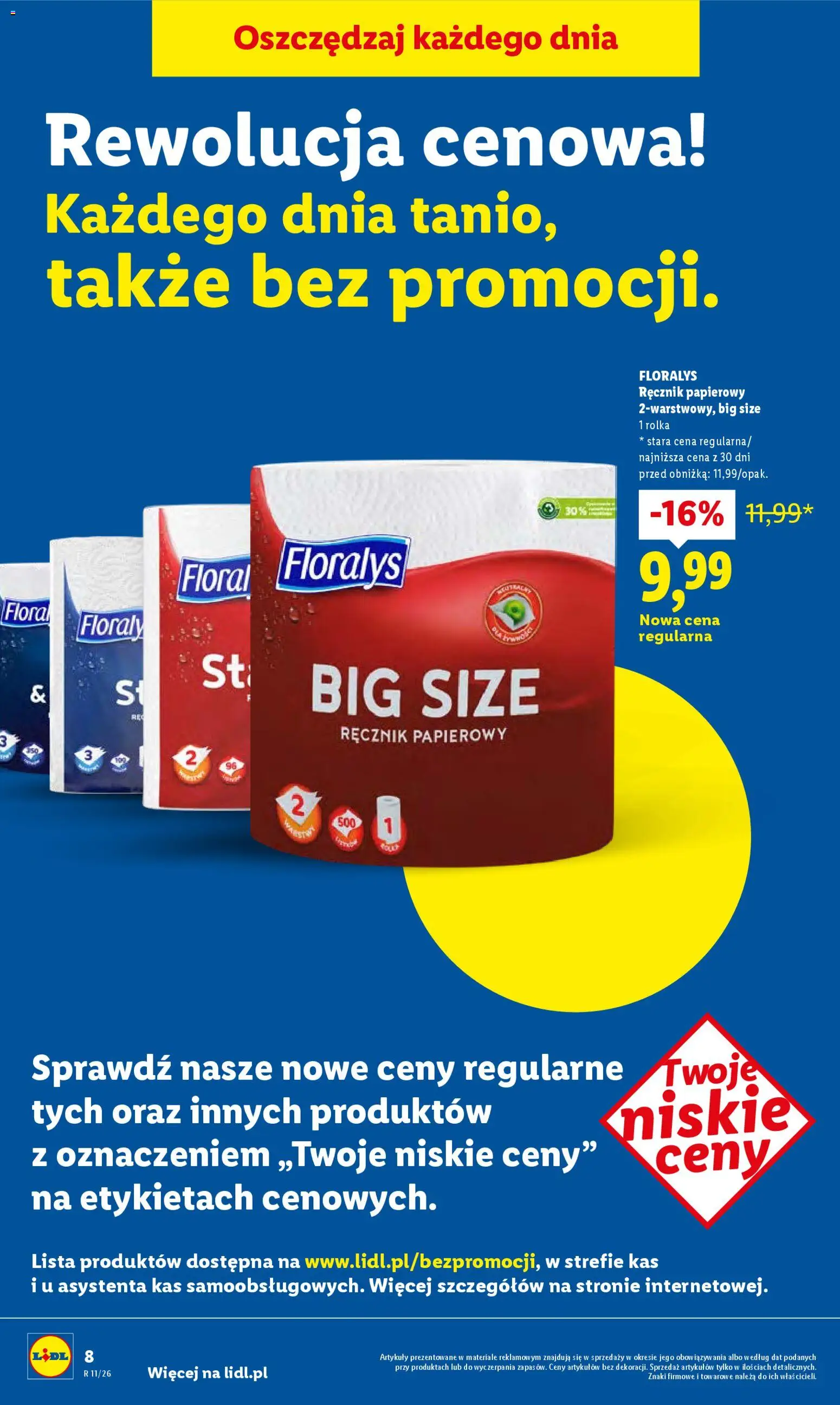 Lidl gazetka - Oszczędzaj każdego dnia od 01.03.2026 | Strona: 8 | Produkty: Ręcznik papierowy