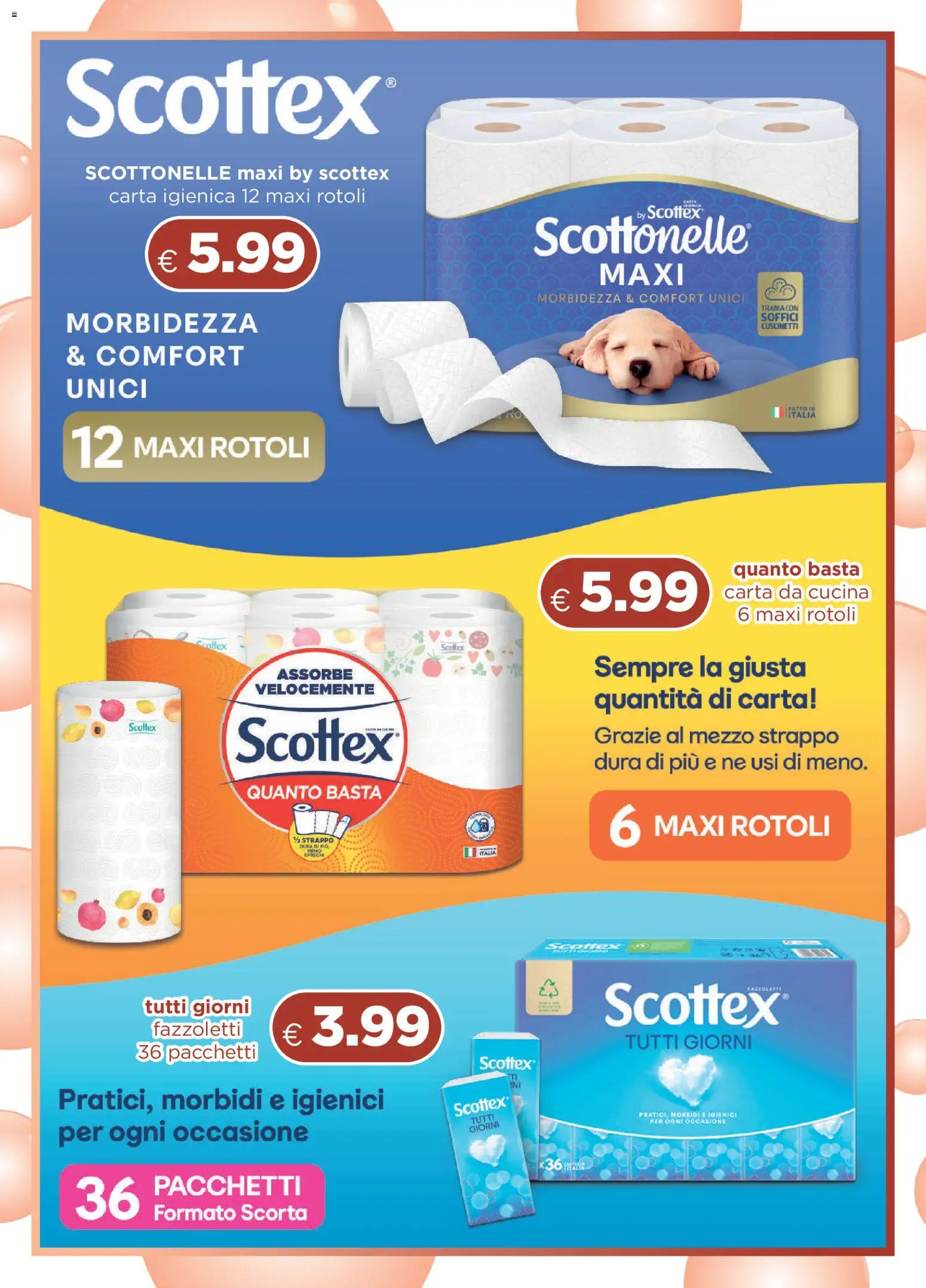 Volantino Acqua e Sapone del 05.04.2026 | Pagina: 8 | Prodotti: Carta igienica, Fazzoletti