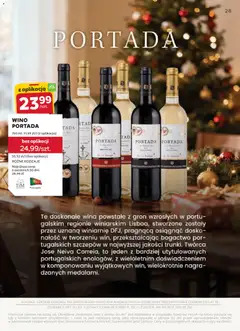 Pogląd oferty "Stokrotka Gazetka - Oferta alkoholowa" - ważna od 04.12.2025 | Strona: 28 | Produkty: Stokrotka, Por, Wino, Alkohol