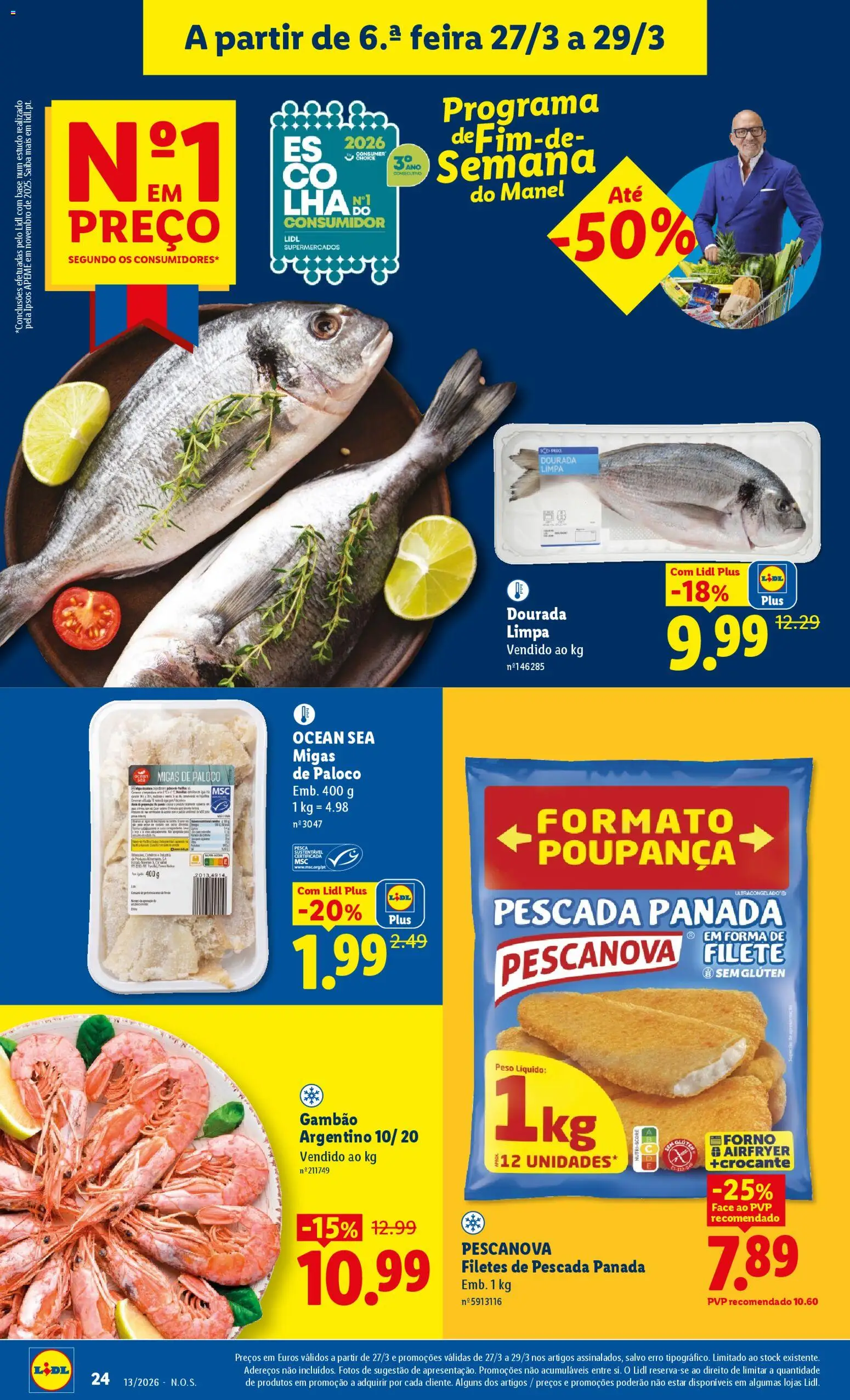 Lidl folheto | 23/03/2026 |  🎉 Como obter um desconto limitado? Poupe ainda hoje! | Portugal