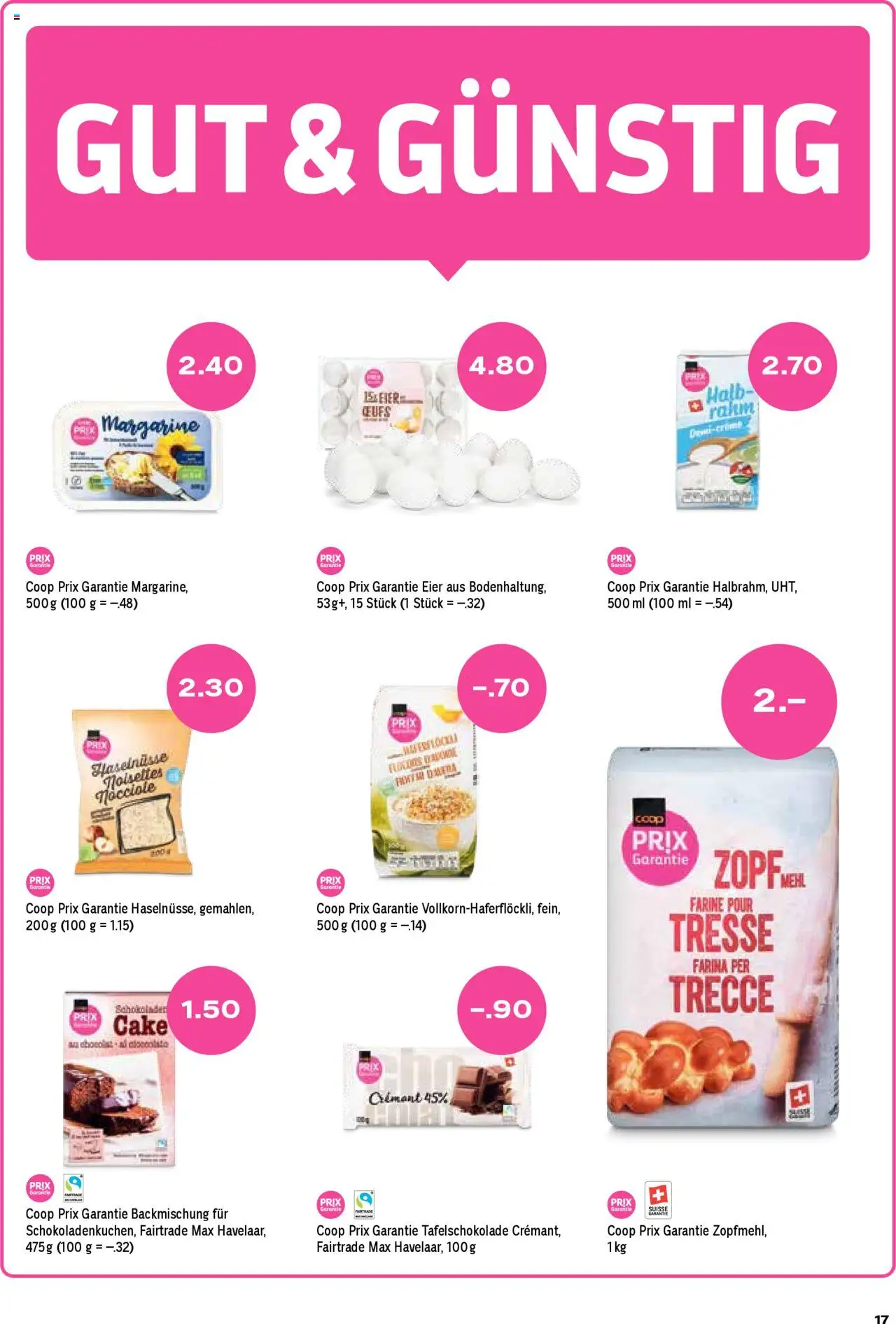 Coop Aktionen – gültig ab 16.10.2025 | Seite: 17 | Produkte: Eier