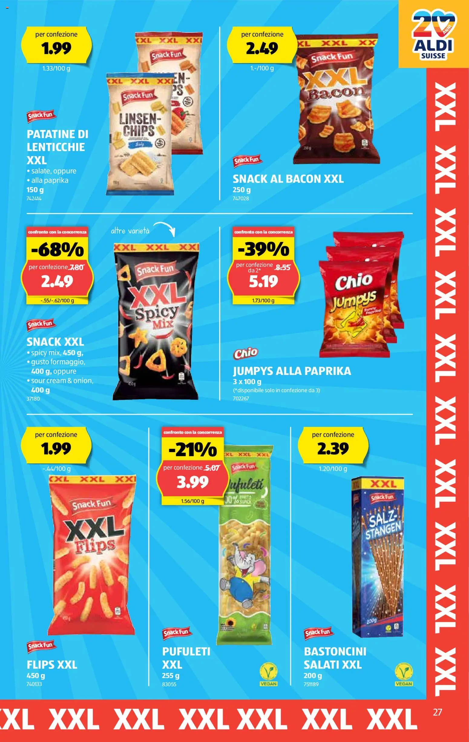 Aldi Aktionen IT – gültig ab 06.11.2025 | Seite: 28 | Produkte: Chips, Salz